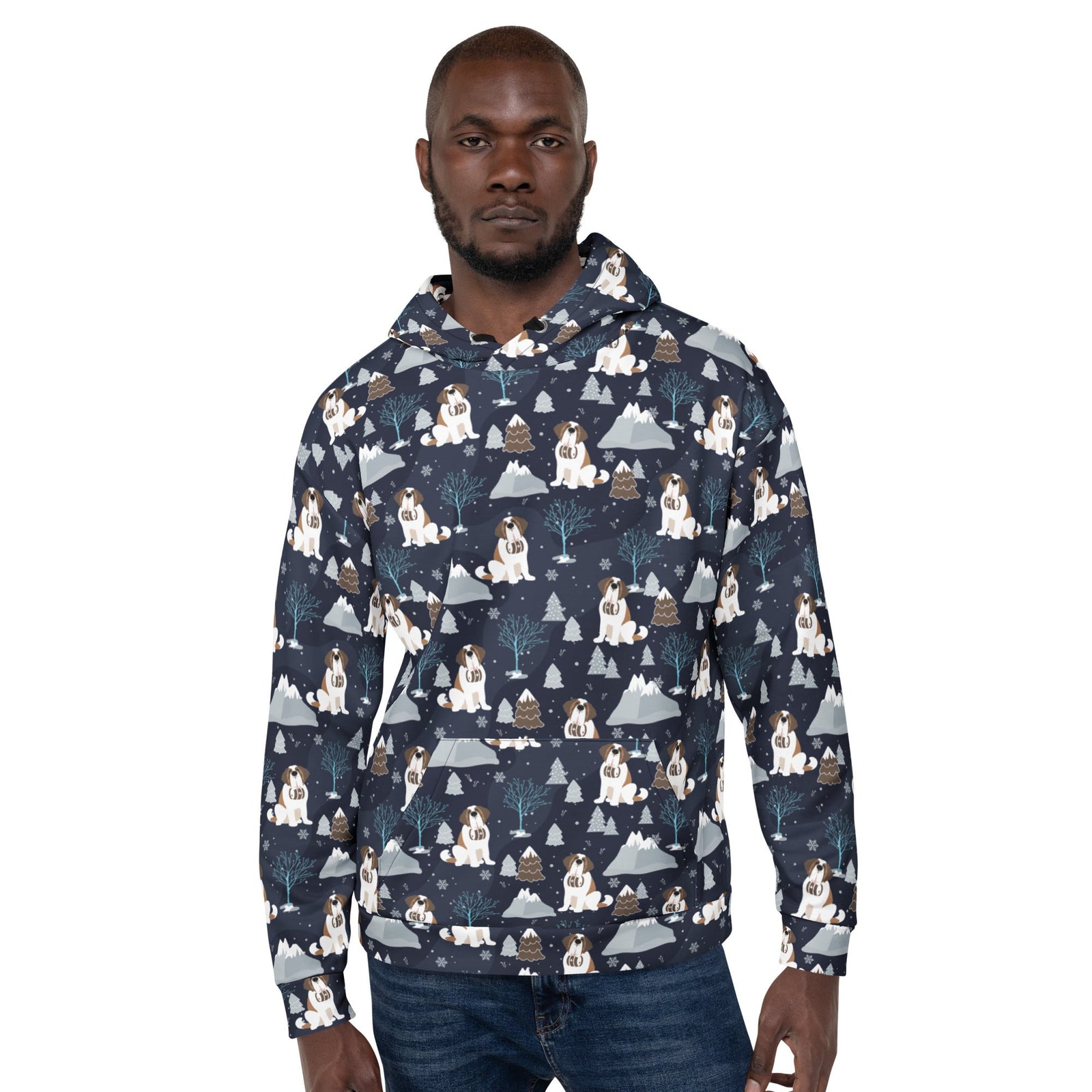 Alpine Chill Saint Bernard Hoodie - Lucy + Norman