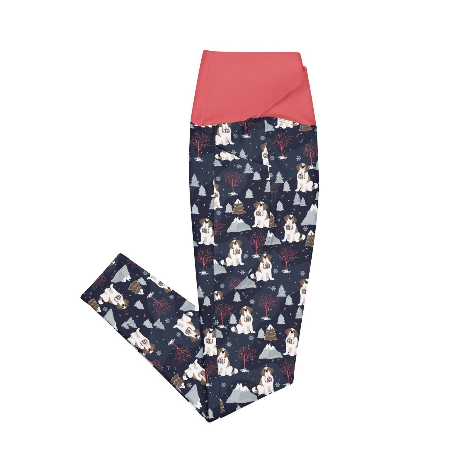 Alpine Night Crossover Leggings with Pockets - Lucy + Norman