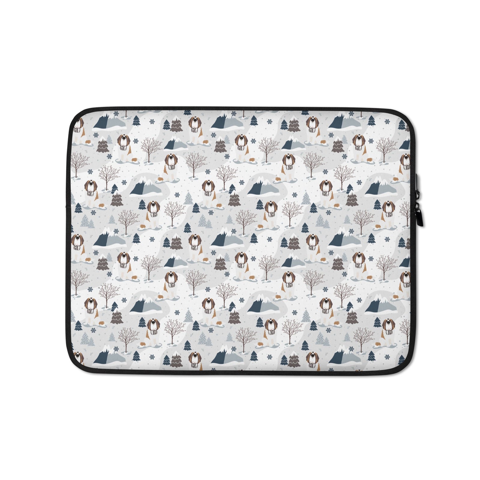 Alpine Saint Bernard Laptop Sleeve - Lucy + Norman