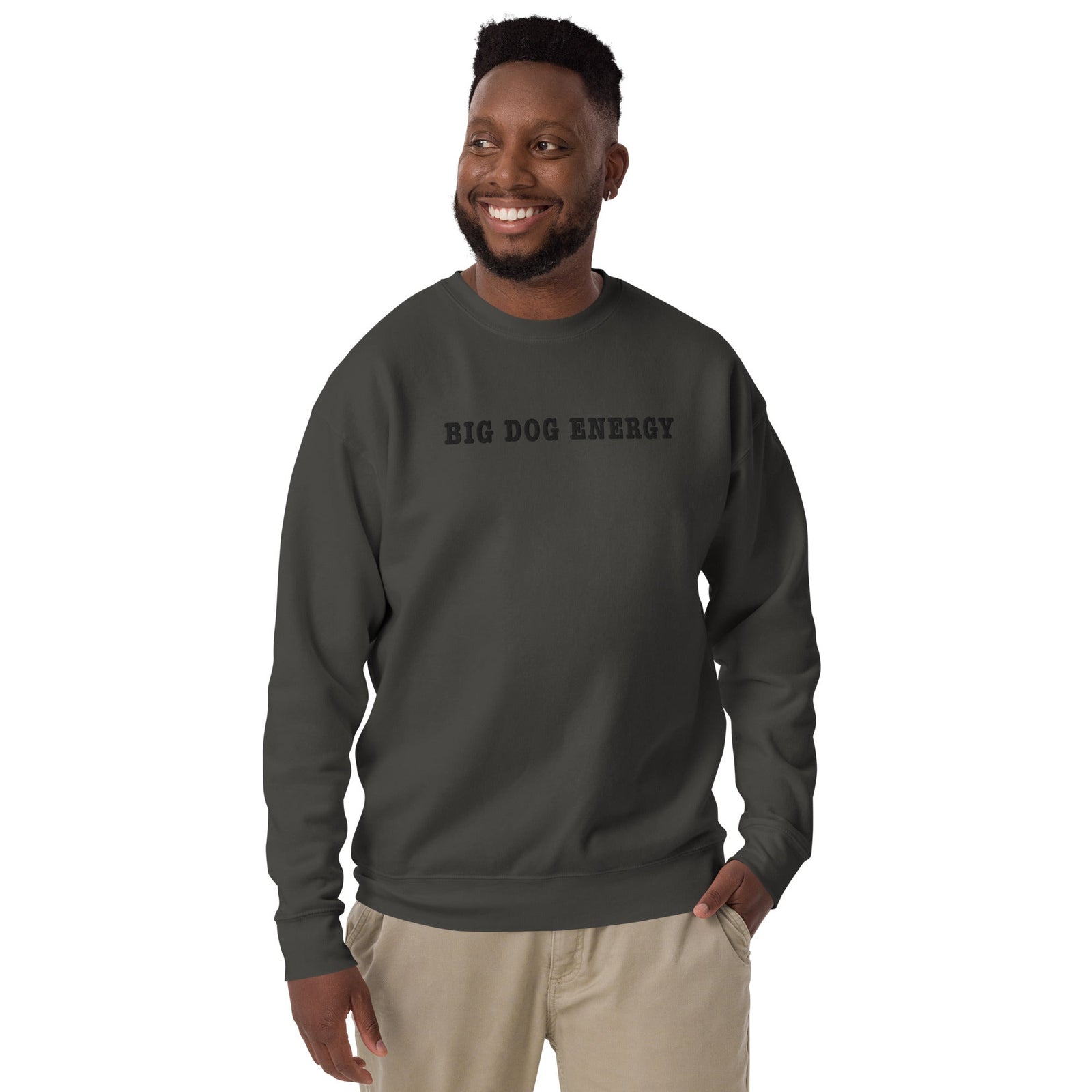 Big Dog Energy Embroidered Premium Sweatshirt - Lucy + Norman
