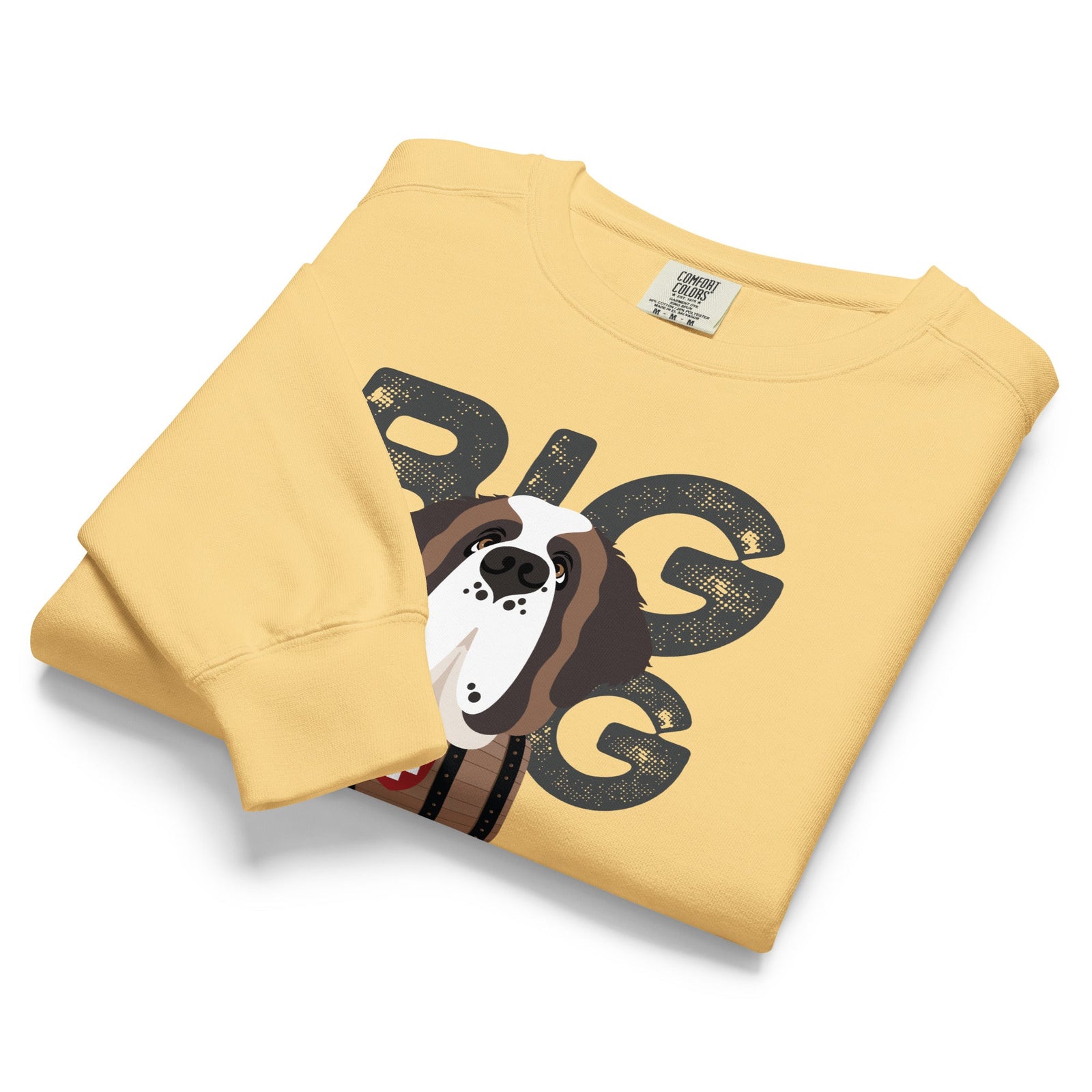 Big Dog Father Saint Bernard Comfort Colors® Sweatshirt - Lucy + Norman