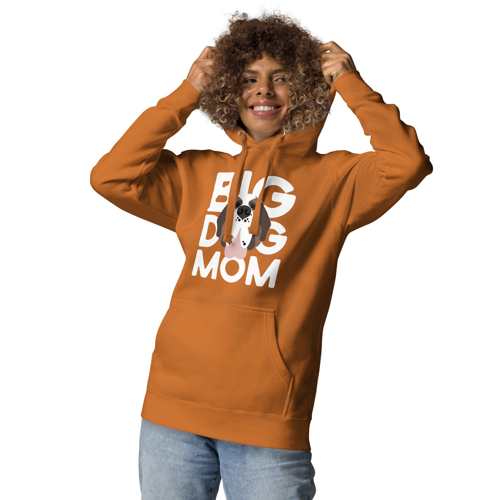 Big Dog Mom Saint Bernard Hoodie