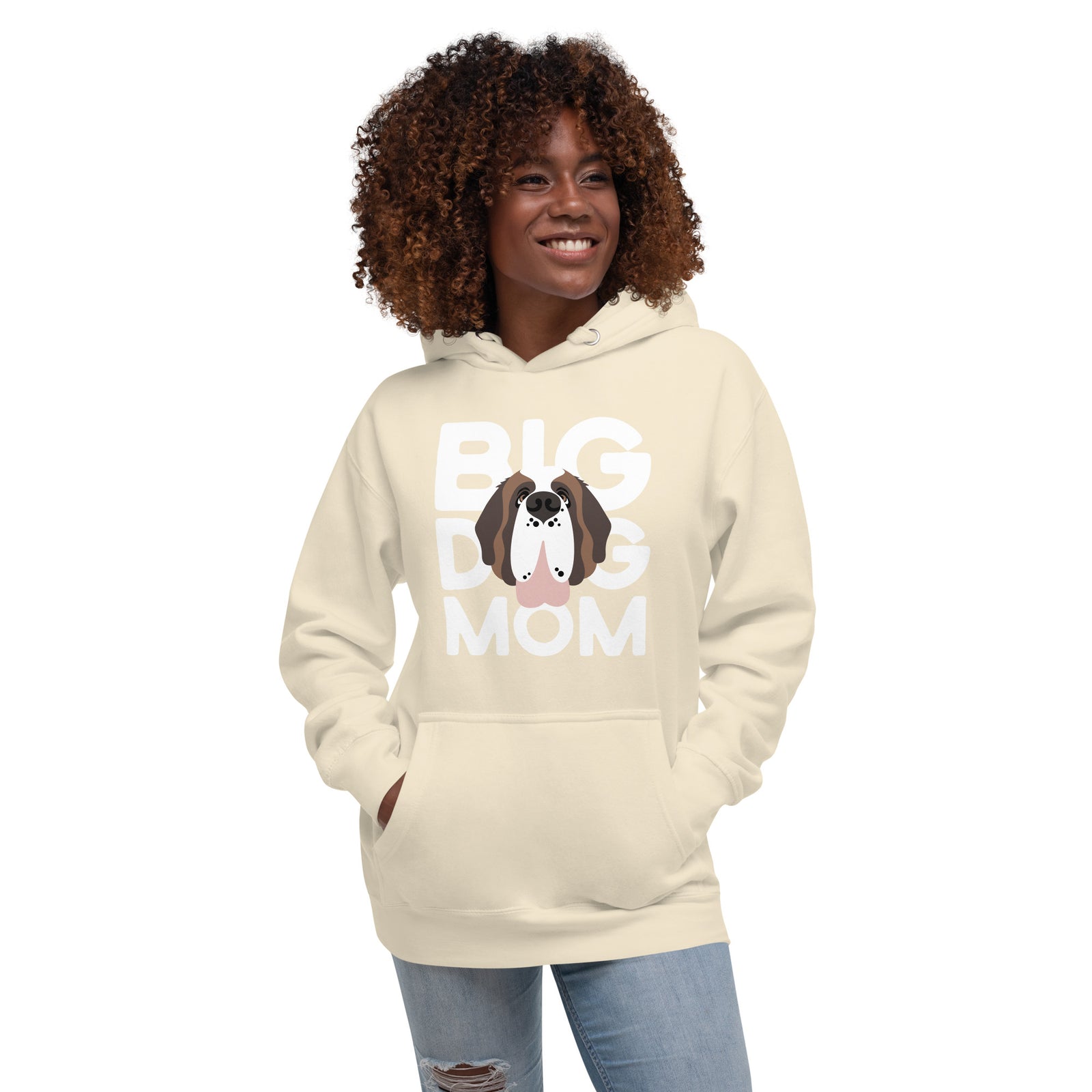 Big Dog Mom Saint Bernard Hoodie