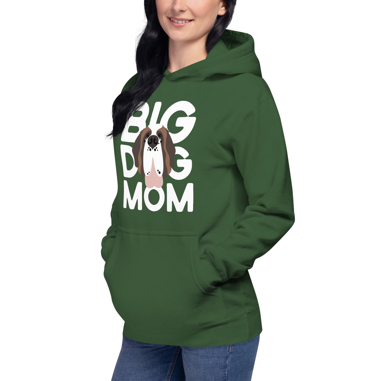 Big Dog Mom Saint Bernard Hoodie