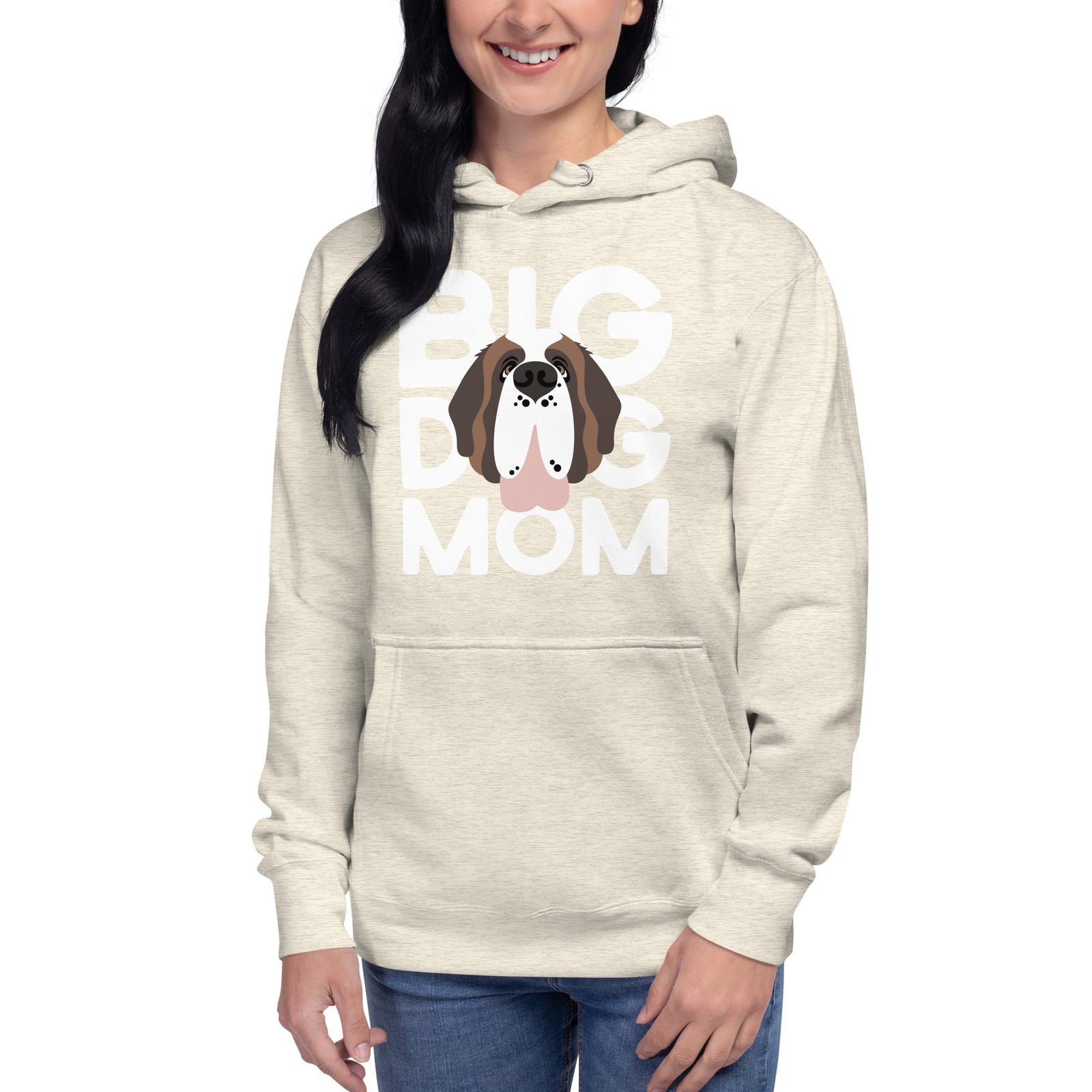 Big Dog Mom Saint Bernard Hoodie