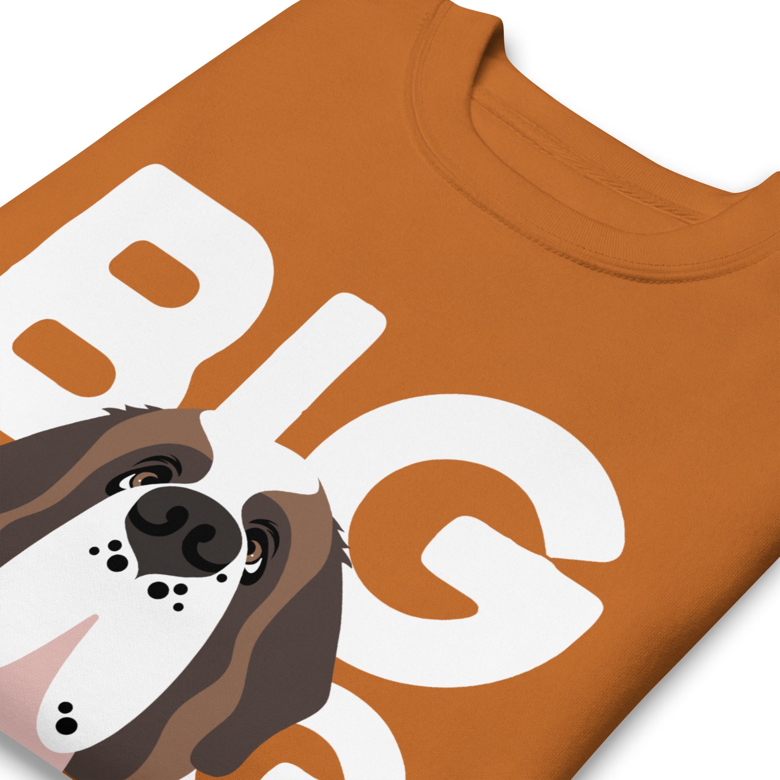 Big Dog Mom Saint Bernard Sweatshirt | Cozy Fleece Crewneck