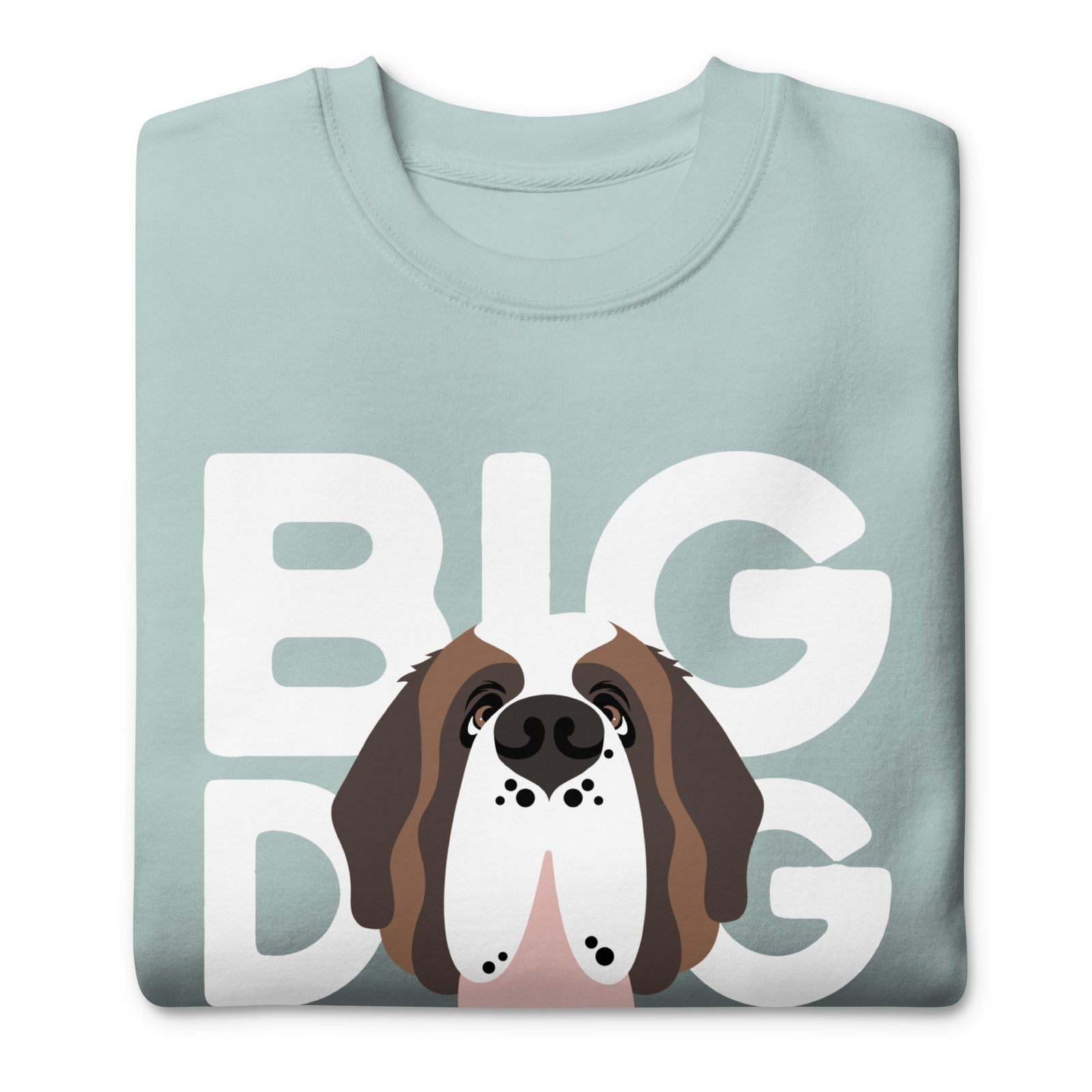 Big Dog Mom Saint Bernard Sweatshirt | Cozy Fleece Crewneck