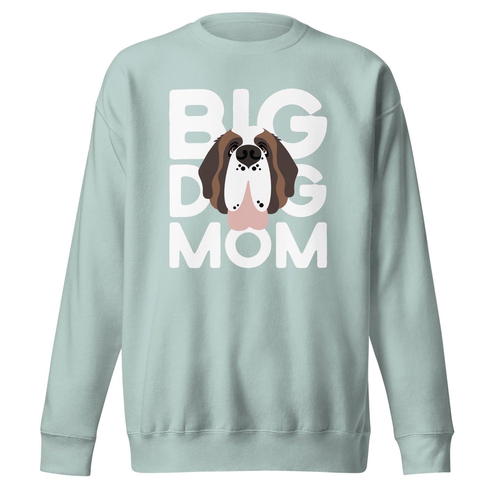 Big Dog Mom Saint Bernard Sweatshirt | Cozy Fleece Crewneck