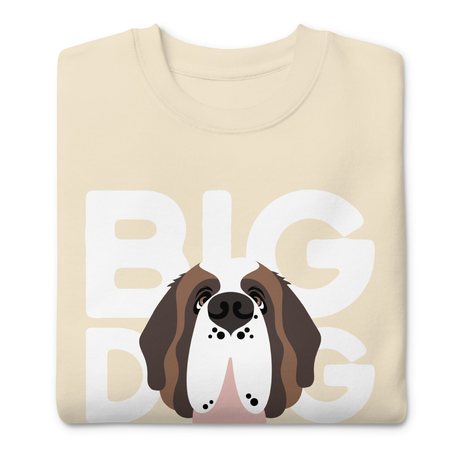 Big Dog Mom Saint Bernard Sweatshirt | Cozy Fleece Crewneck