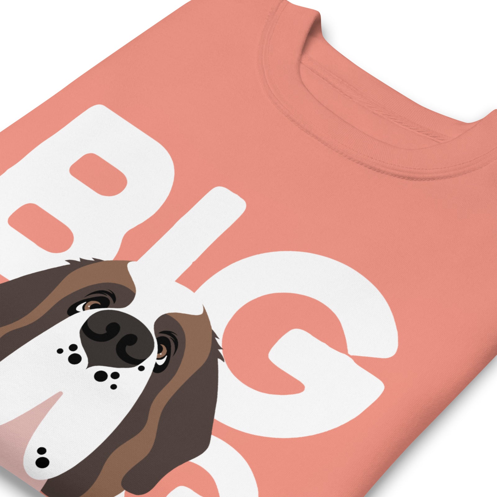 Big Dog Mom Saint Bernard Sweatshirt | Cozy Fleece Crewneck