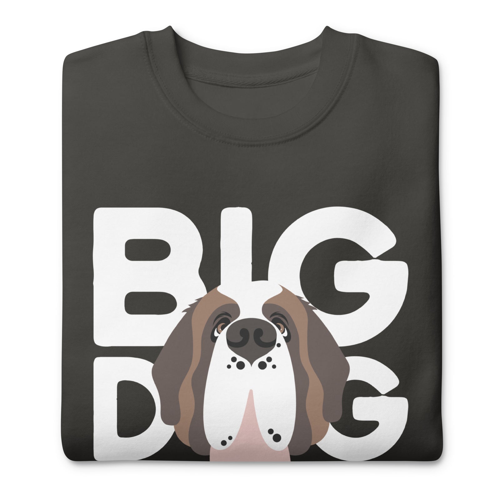 Big Dog Mom Saint Bernard Sweatshirt | Cozy Fleece Crewneck