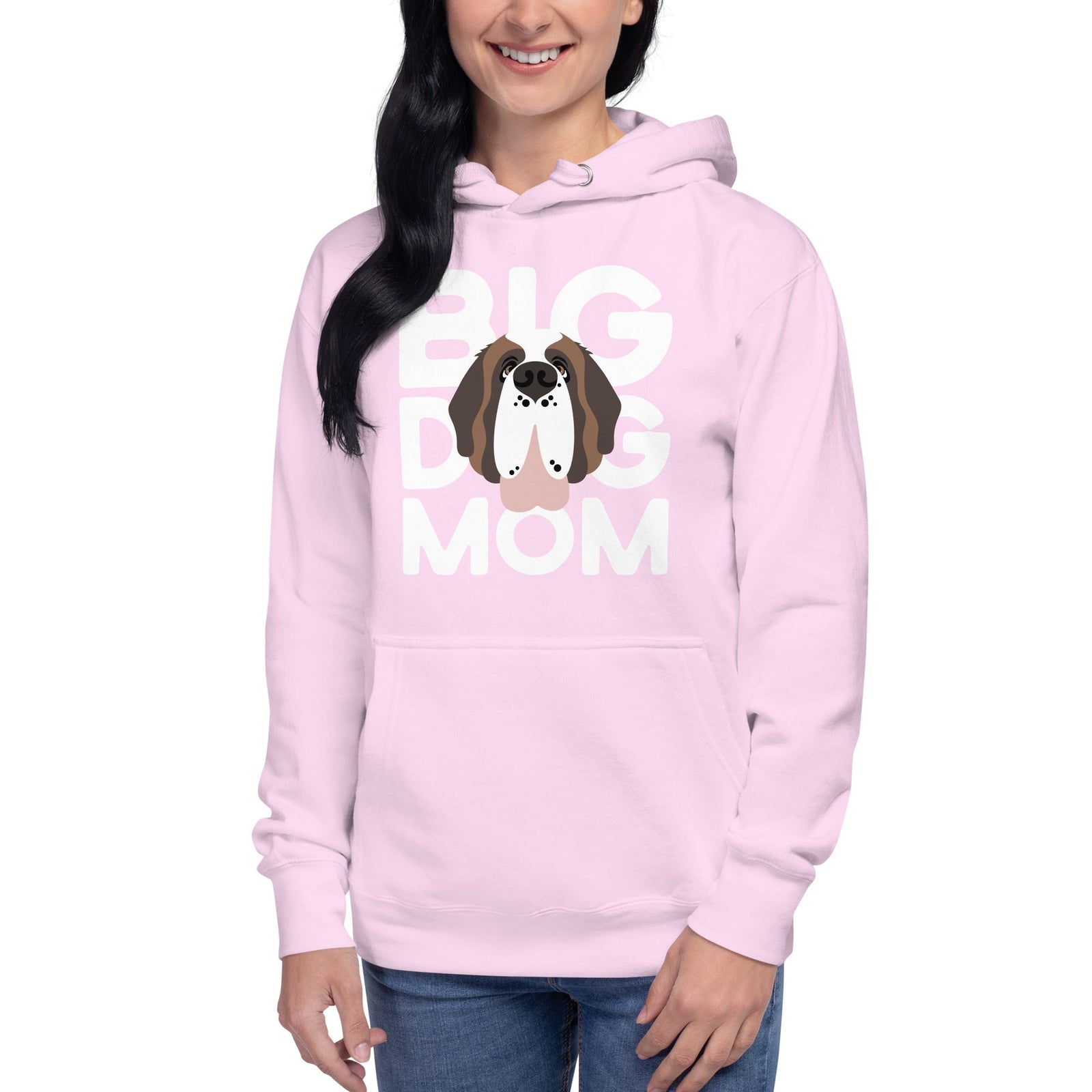 Big Dog Mom Saint Bernard Hoodie - Lucy + Norman