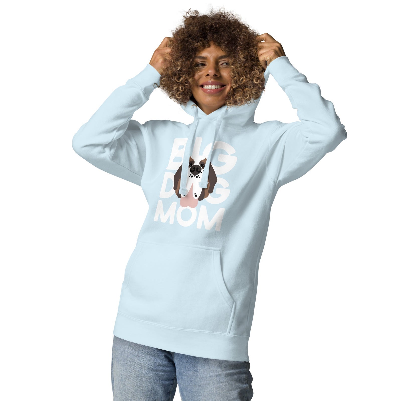 Big Dog Mom Saint Bernard Hoodie - Lucy + Norman