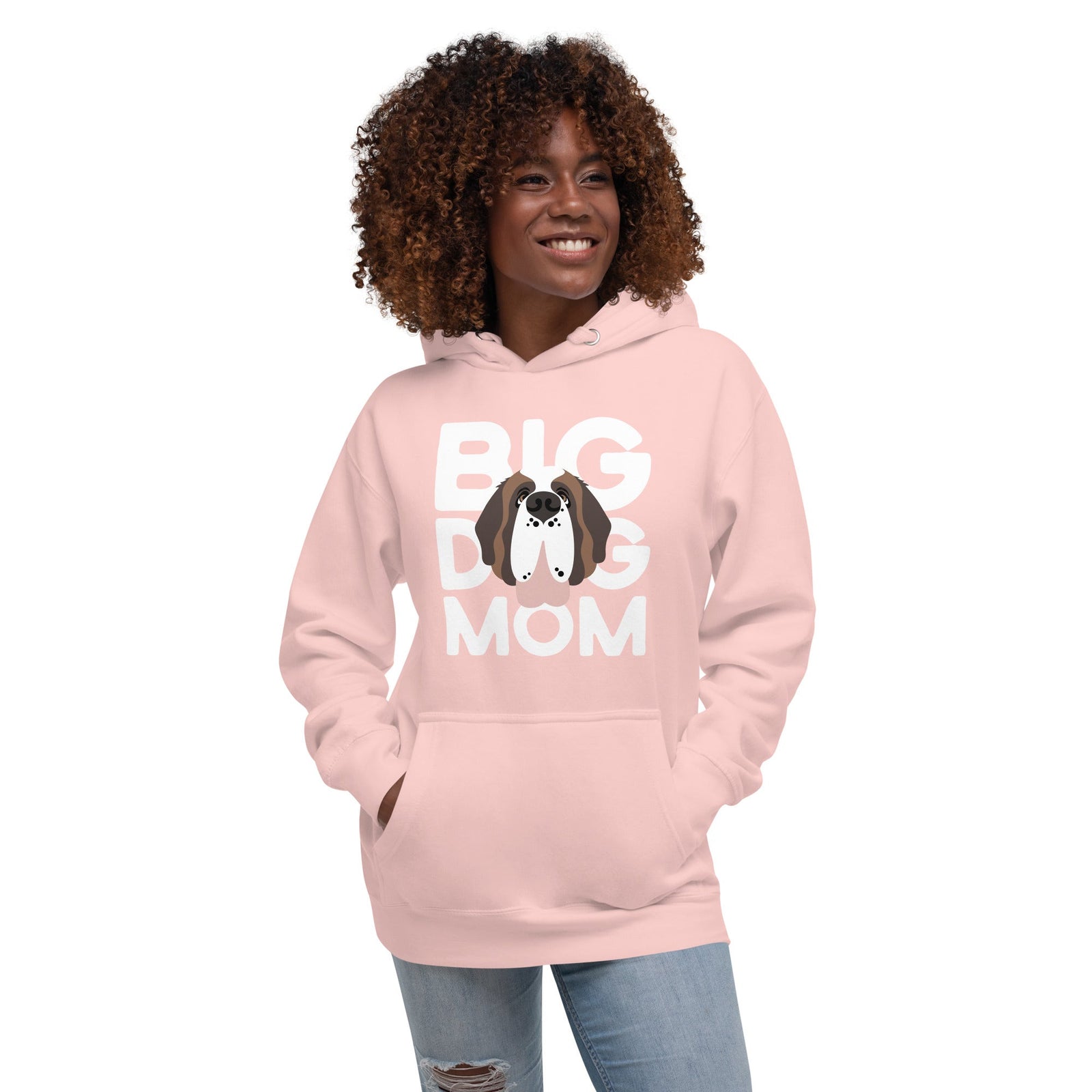 Big Dog Mom Saint Bernard Hoodie - Lucy + Norman