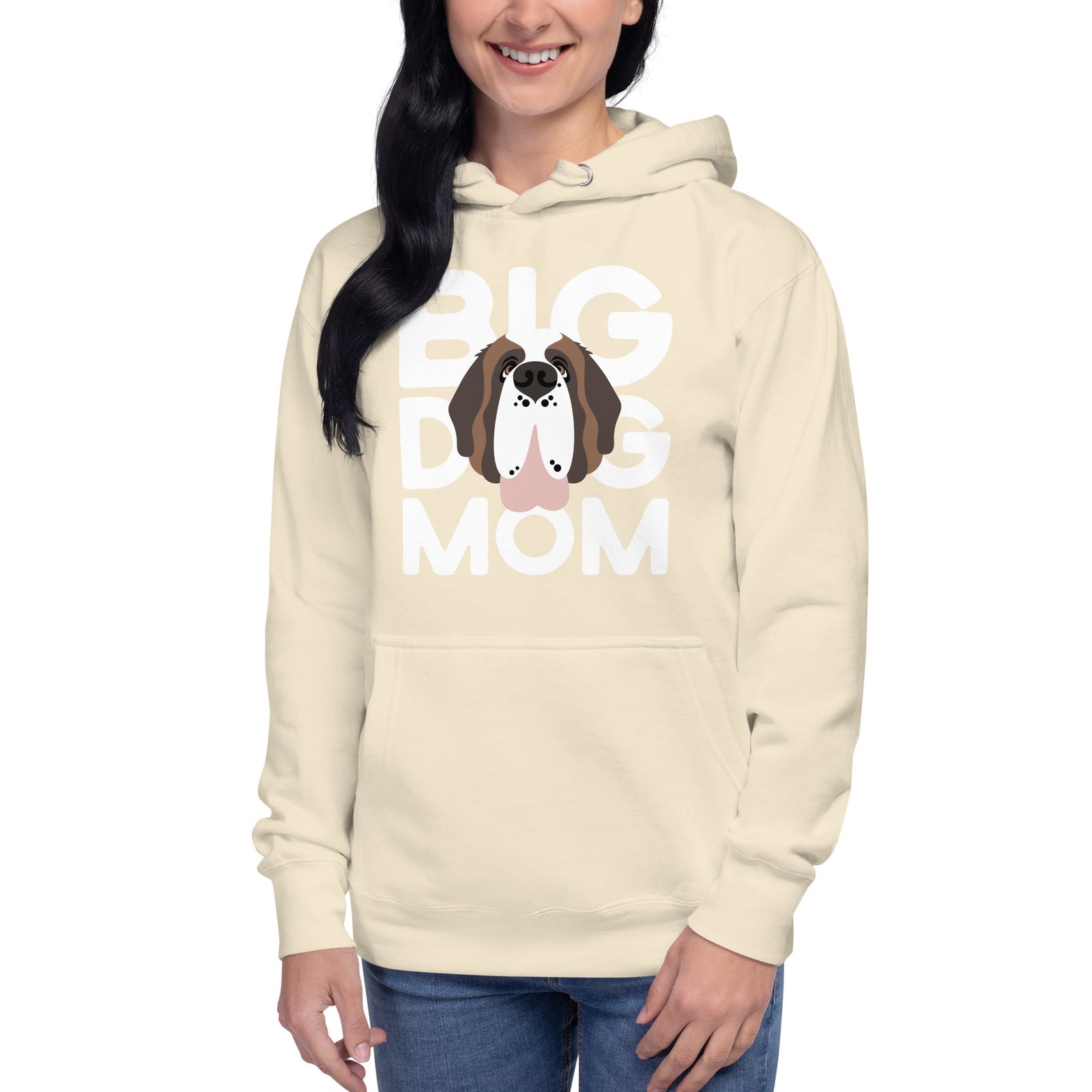 Big Dog Mom Saint Bernard Hoodie - Lucy + Norman