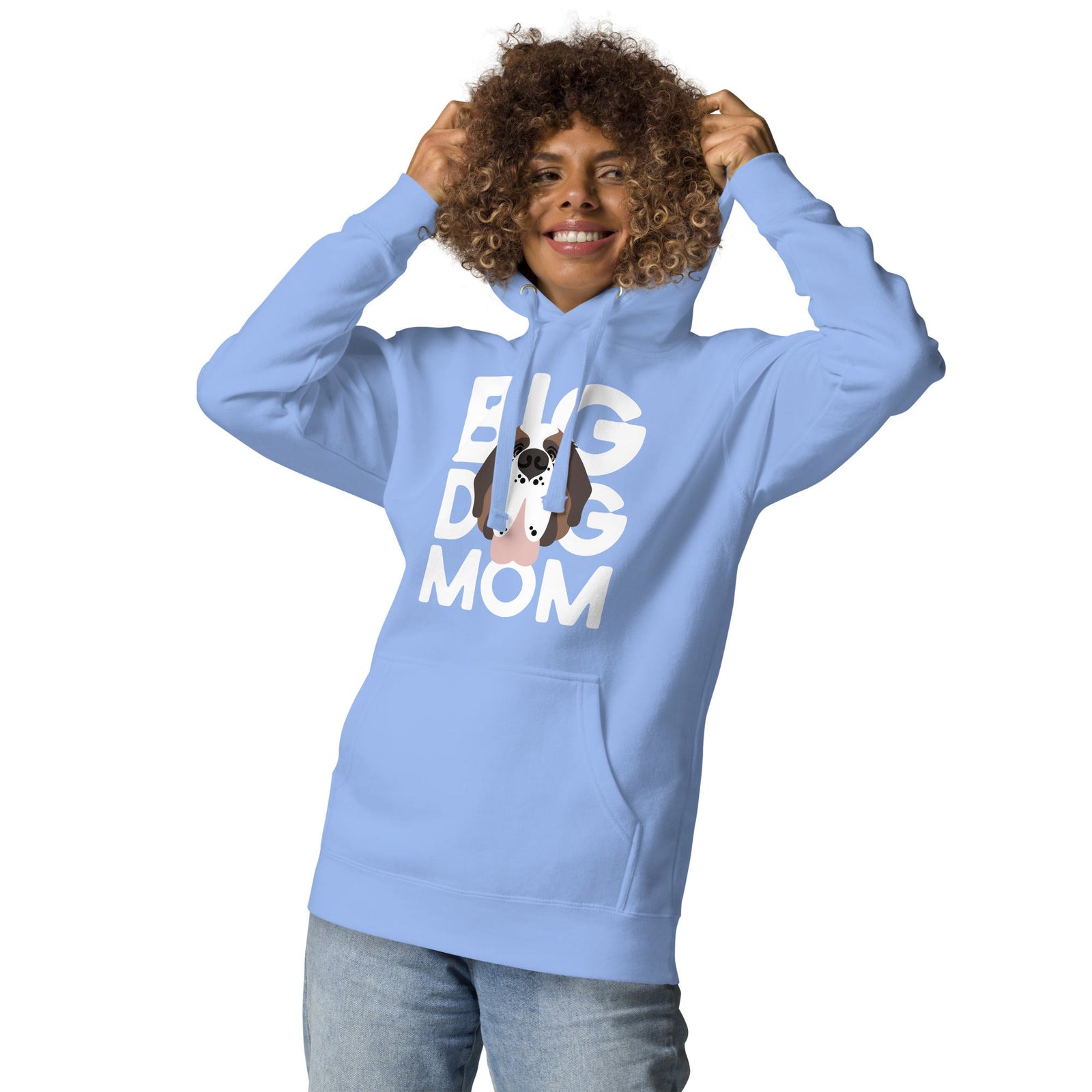 Big Dog Mom Saint Bernard Hoodie - Lucy + Norman