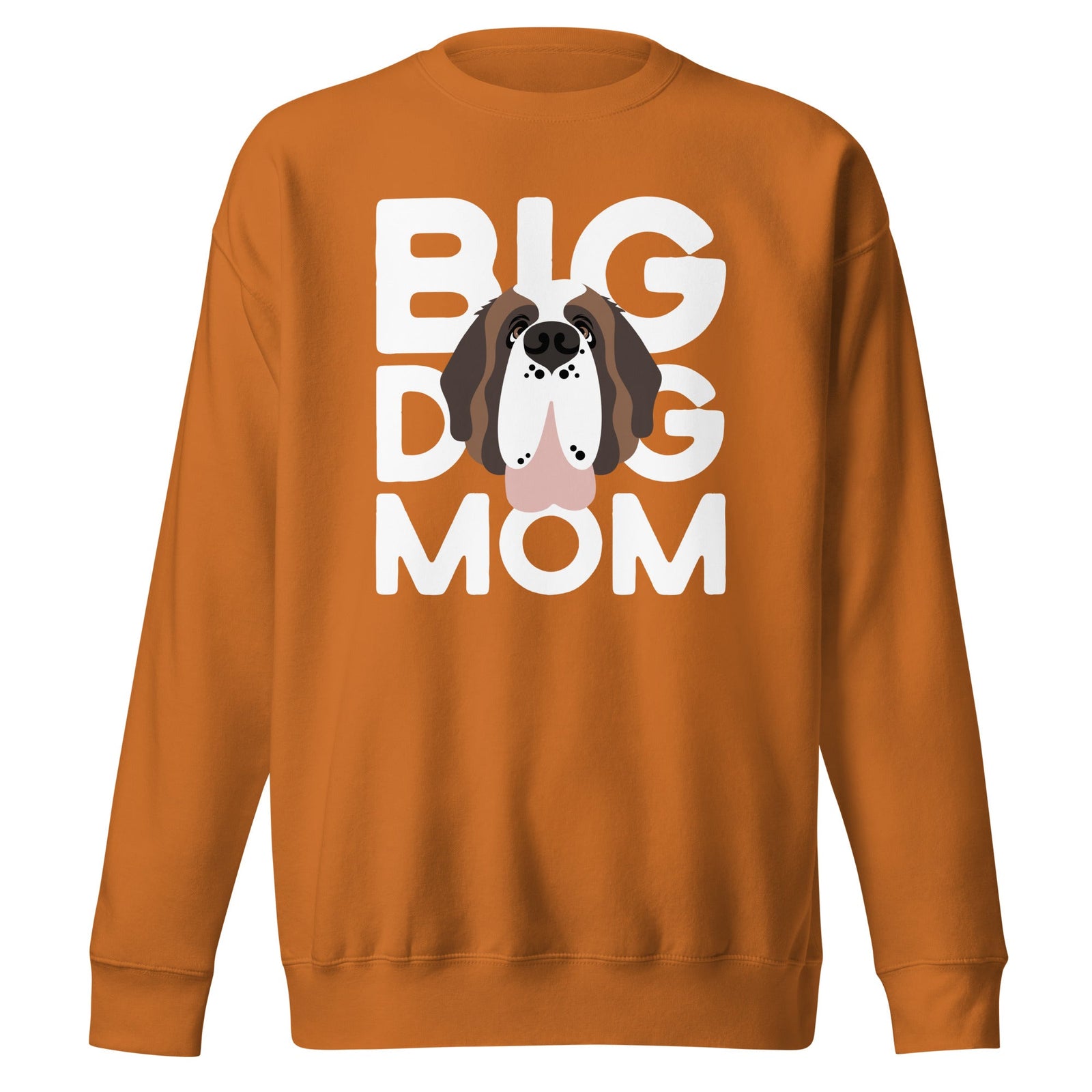 Big Dog Mom Saint Bernard Sweatshirt | Cozy Fleece Crewneck - Lucy + Norman