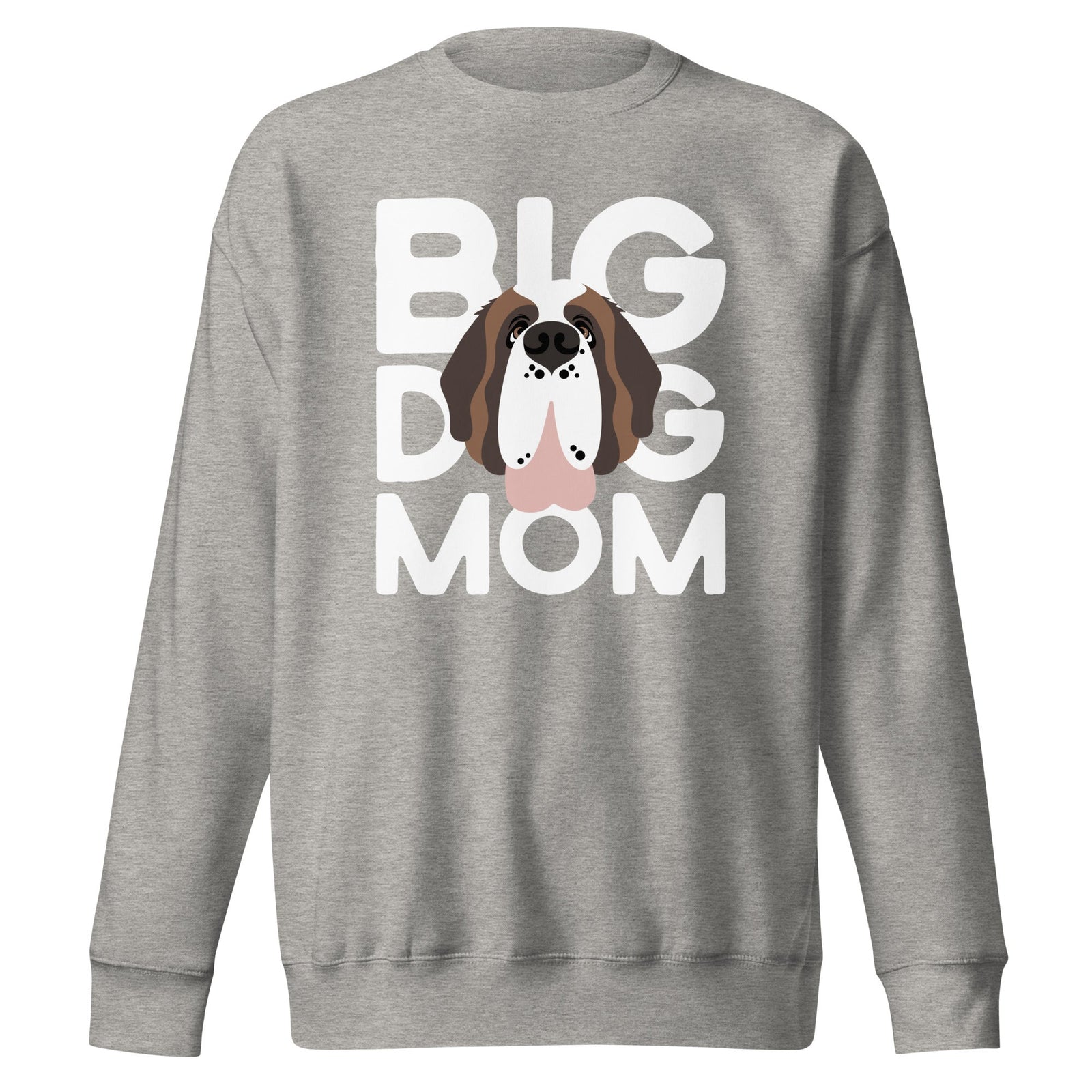 Big Dog Mom Saint Bernard Sweatshirt | Cozy Fleece Crewneck - Lucy + Norman