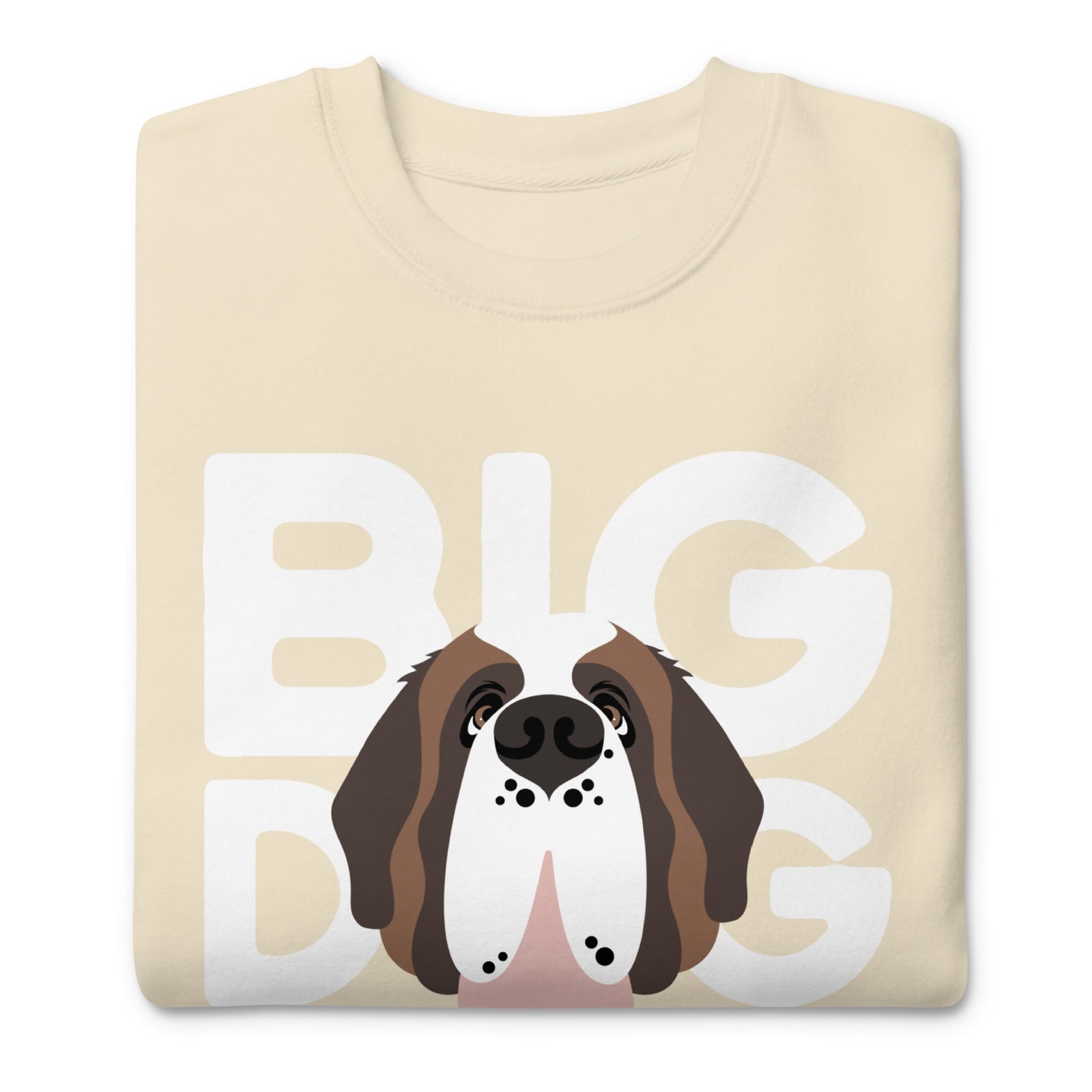 Big Dog Mom Saint Bernard Sweatshirt | Cozy Fleece Crewneck - Lucy + Norman