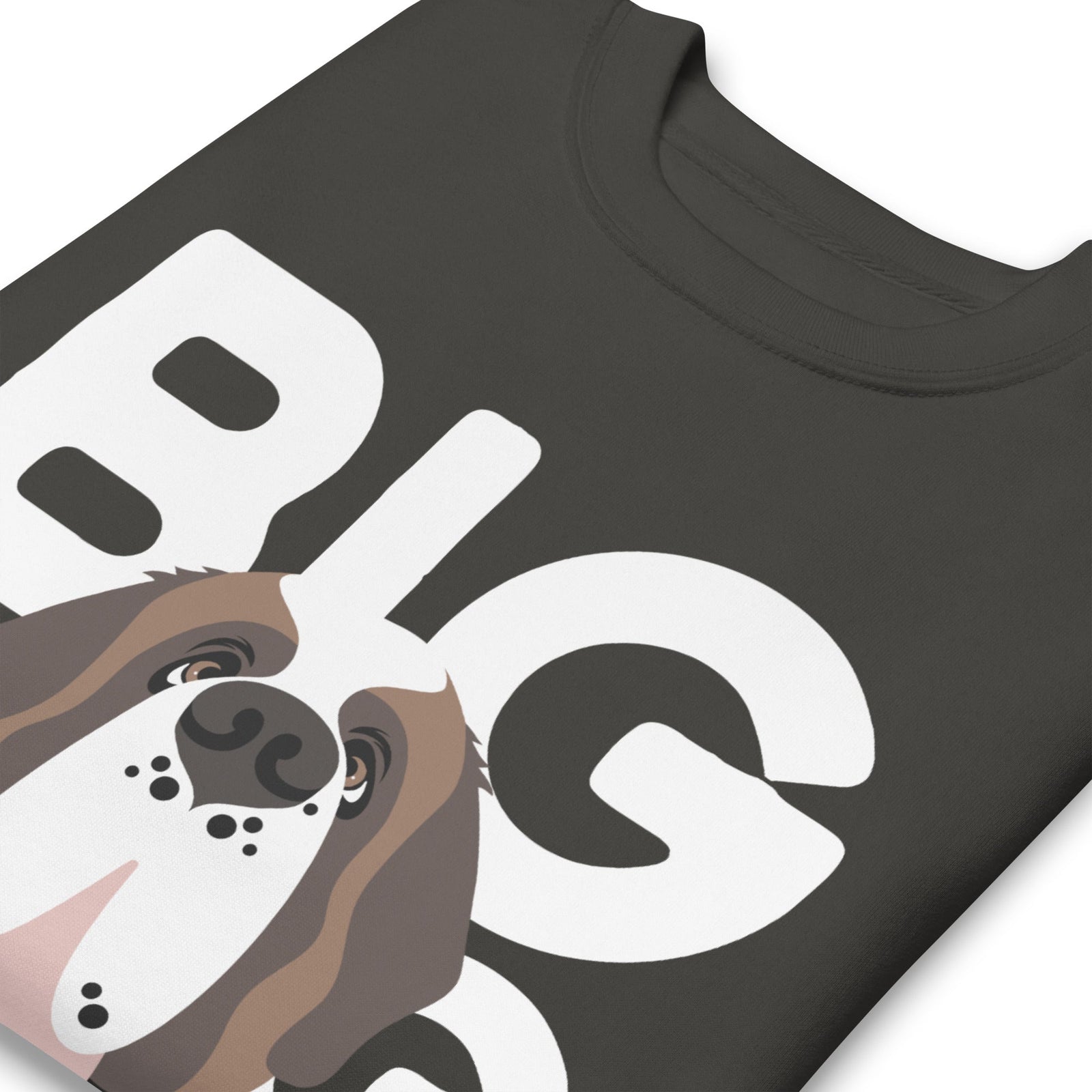 Big Dog Mom Saint Bernard Sweatshirt | Cozy Fleece Crewneck - Lucy + Norman