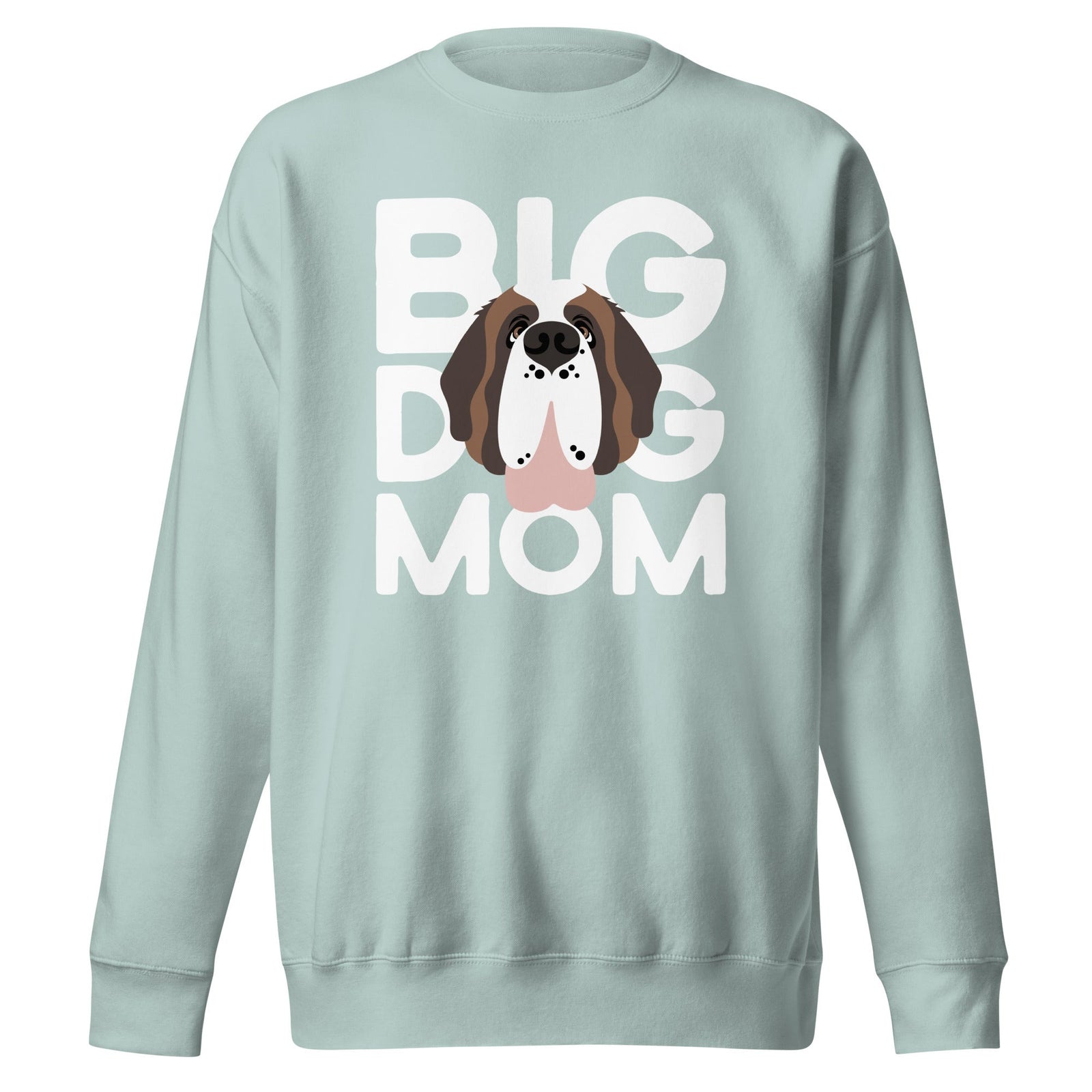 Big Dog Mom Saint Bernard Sweatshirt | Cozy Fleece Crewneck - Lucy + Norman