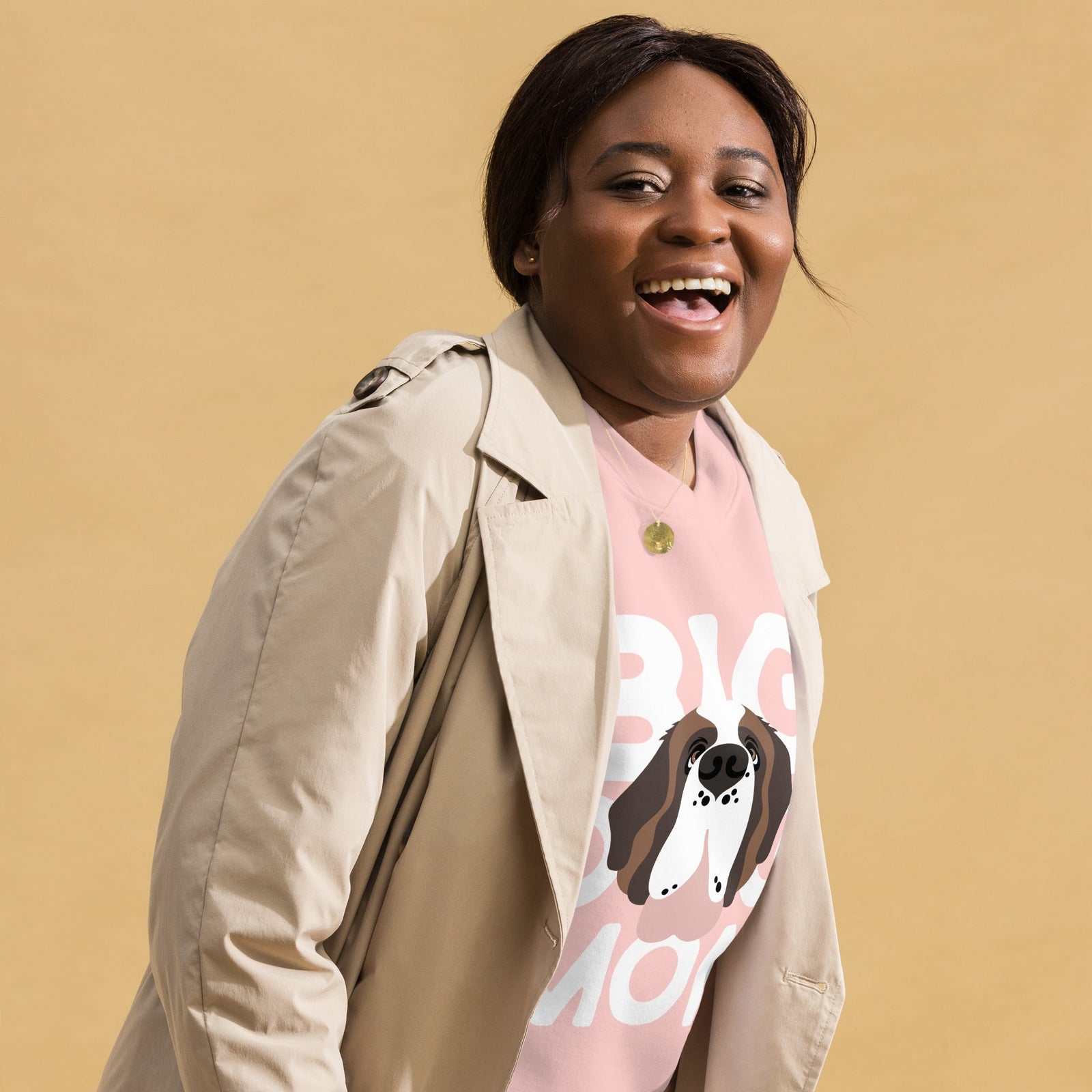 Big Dog Mom Saint Bernard Sweatshirt | Cozy Fleece Crewneck - Lucy + Norman