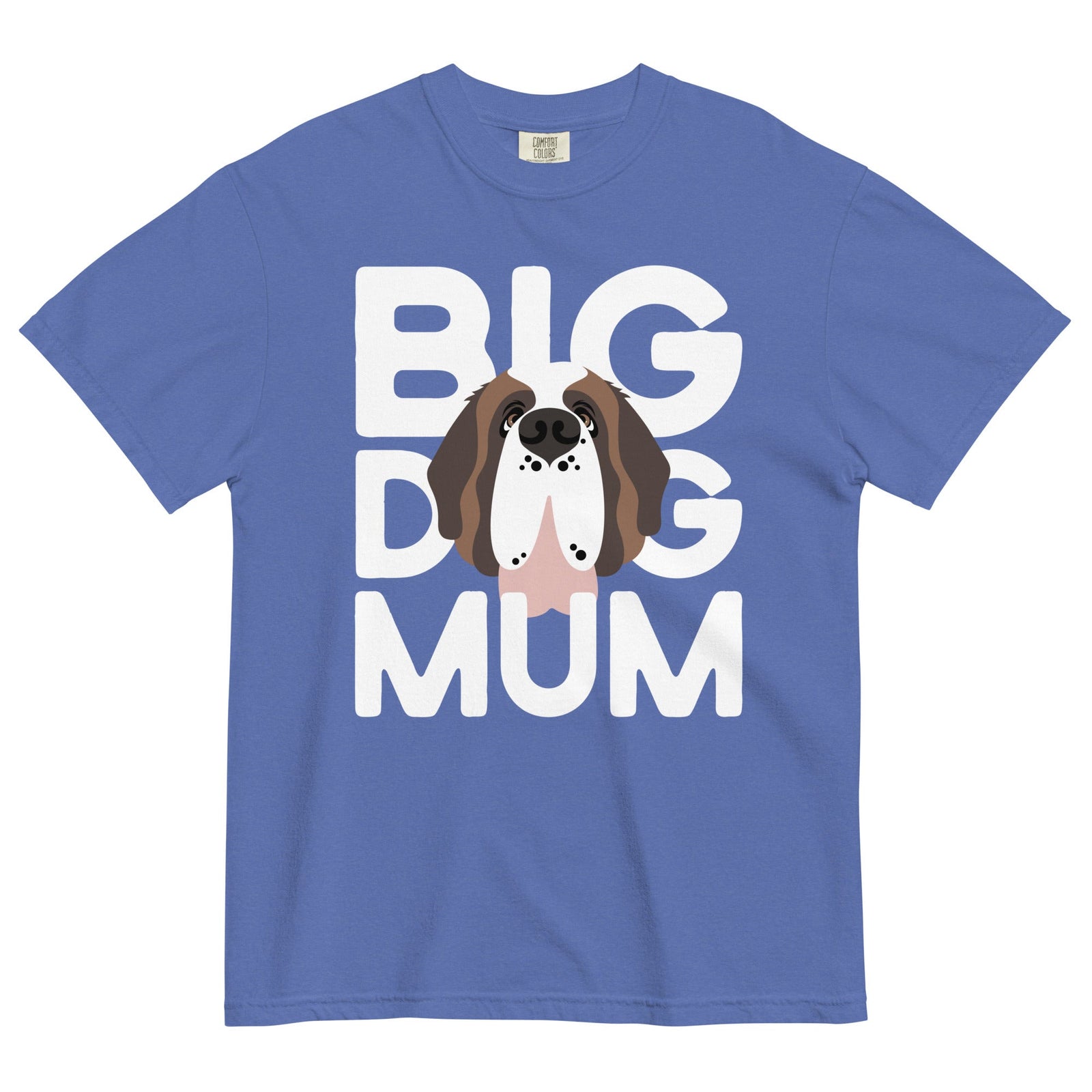 Big Dog Mum Comfort Colors Dark Tones T-Shirt - Lucy + Norman