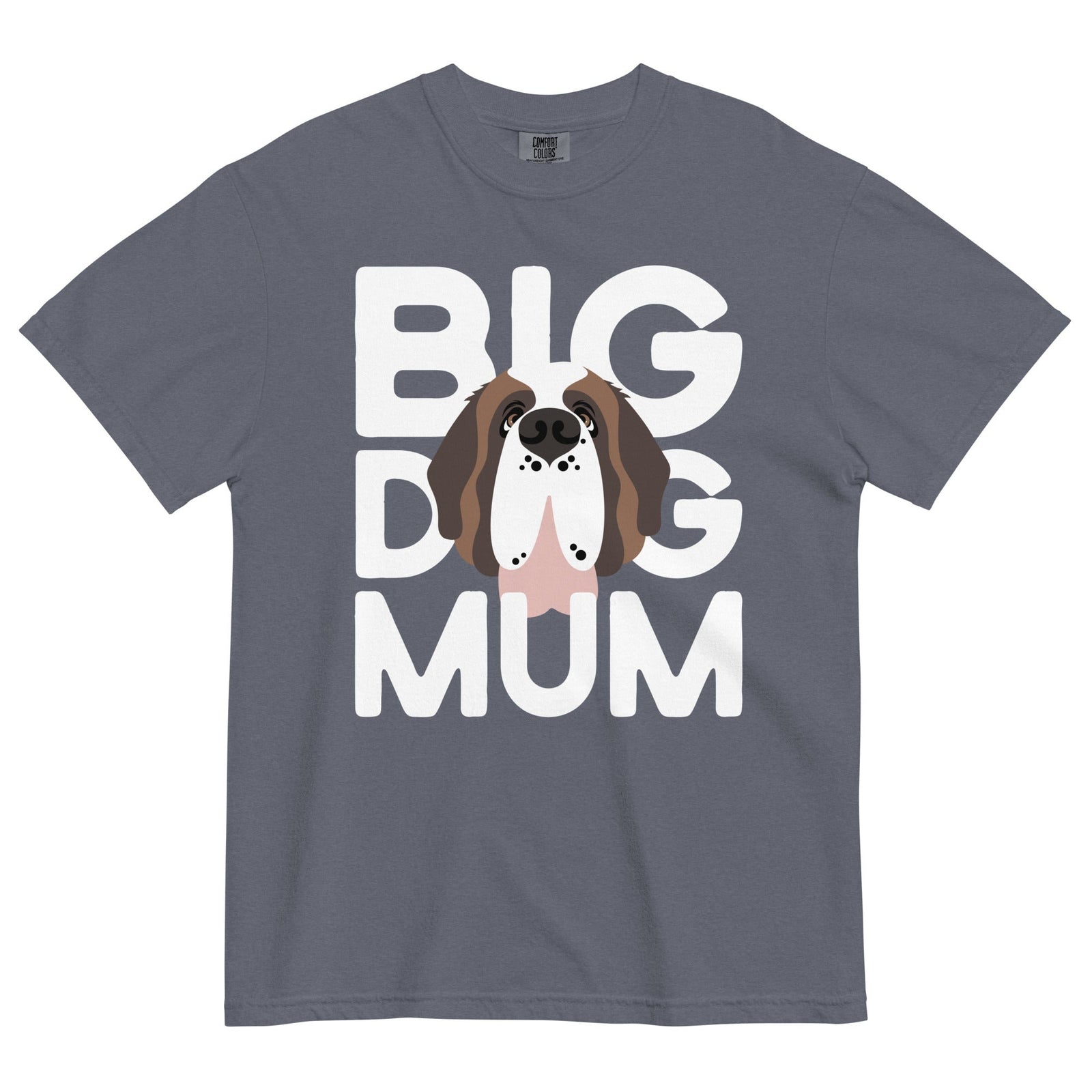 Big Dog Mum Comfort Colors Dark Tones T-Shirt - Lucy + Norman