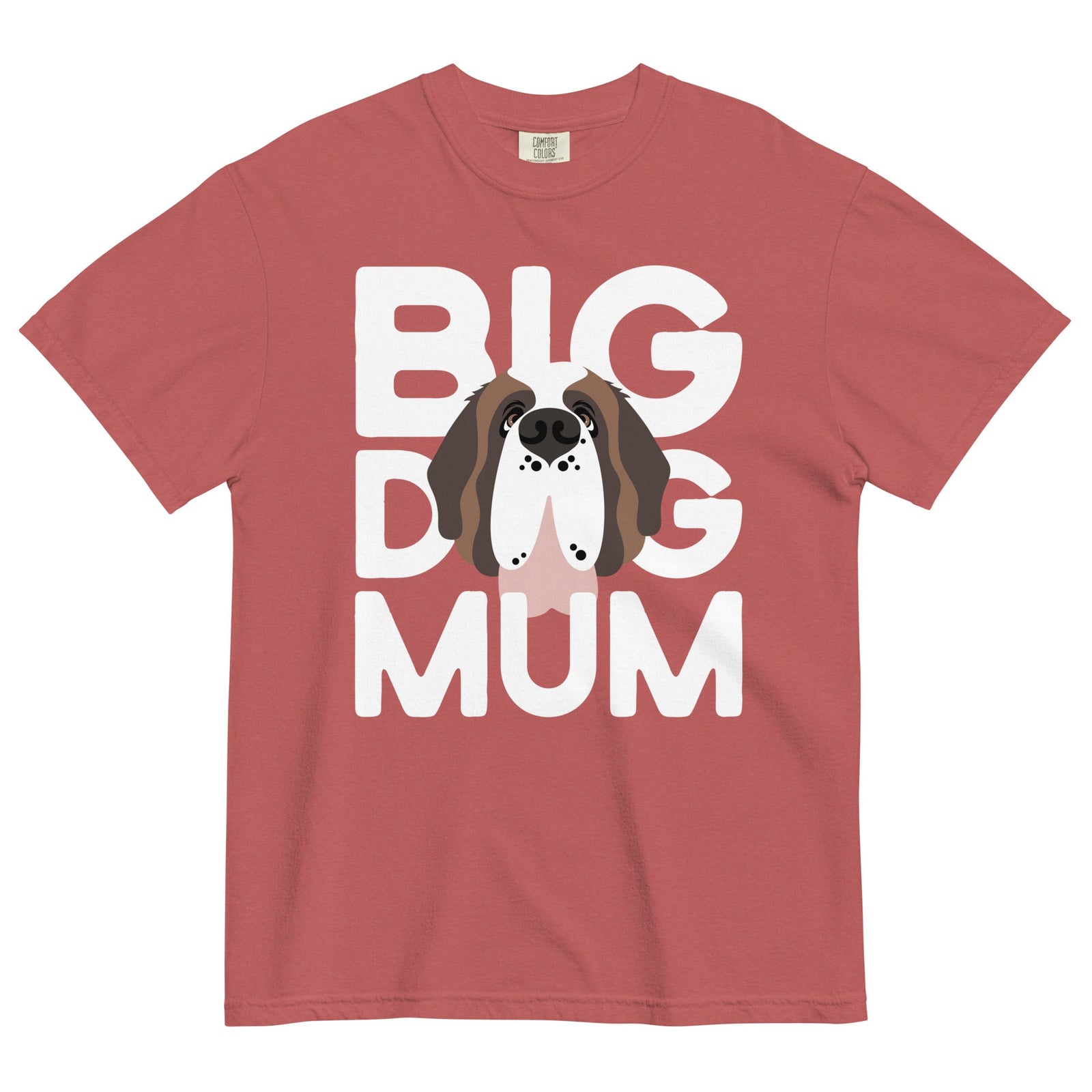 Big Dog Mum Comfort Colors Dark Tones T-Shirt - Lucy + Norman