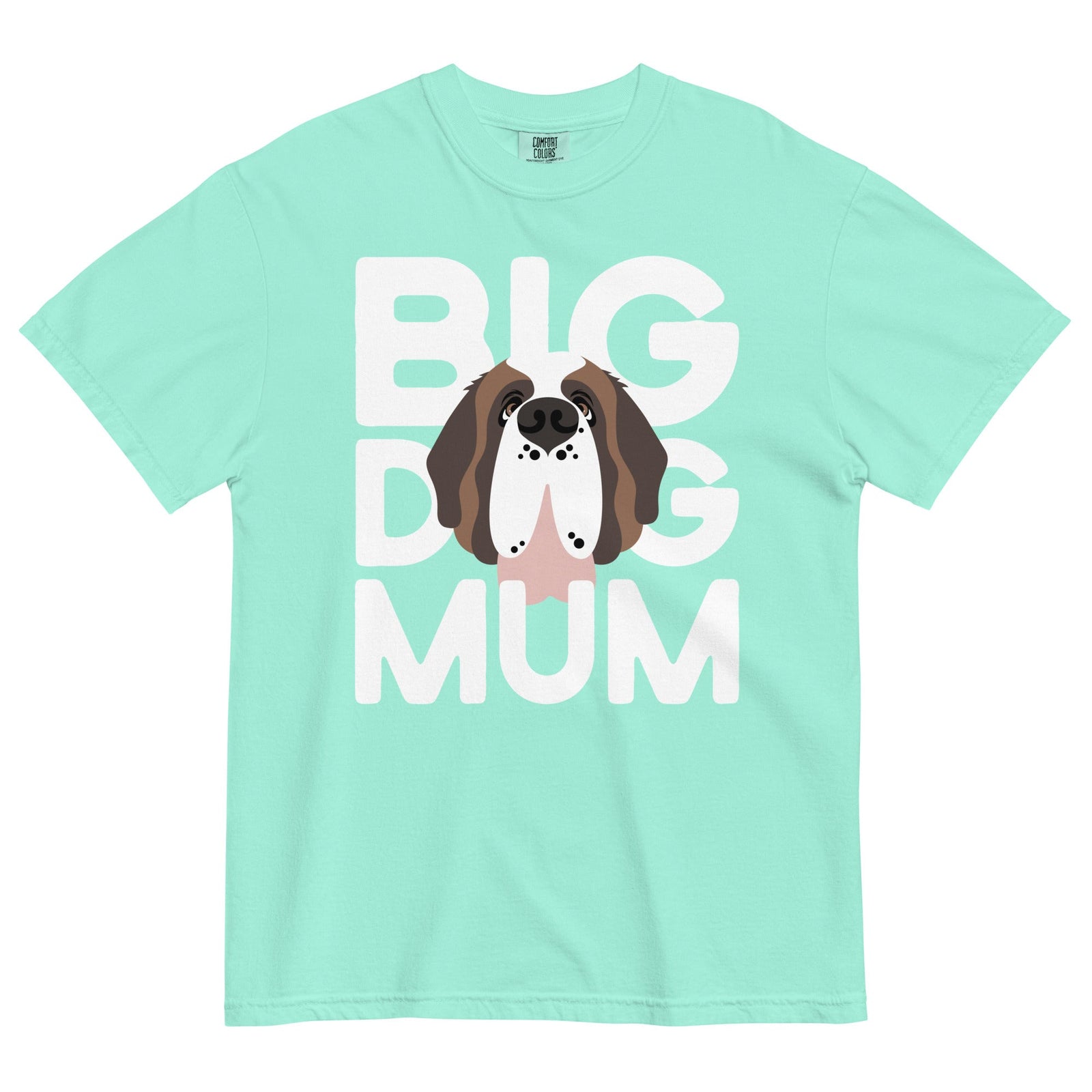 Big Dog Mum Comfort Colors Light Tones T-Shirt - Lucy + Norman