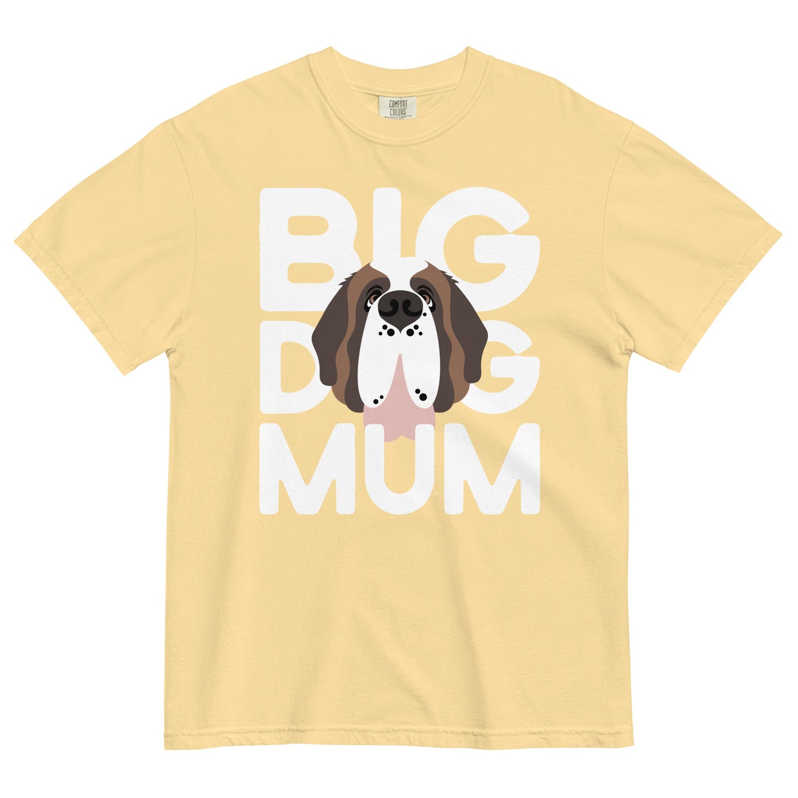 Big Dog Mum Comfort Colors Light Tones T-Shirt - Lucy + Norman