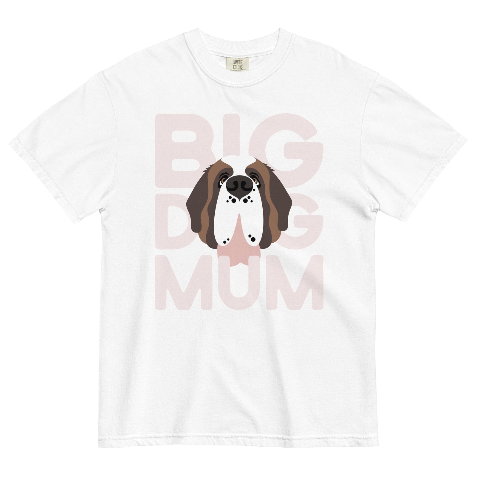 Big Dog Mum Comfort Colors Light Tones T-Shirt - Lucy + Norman