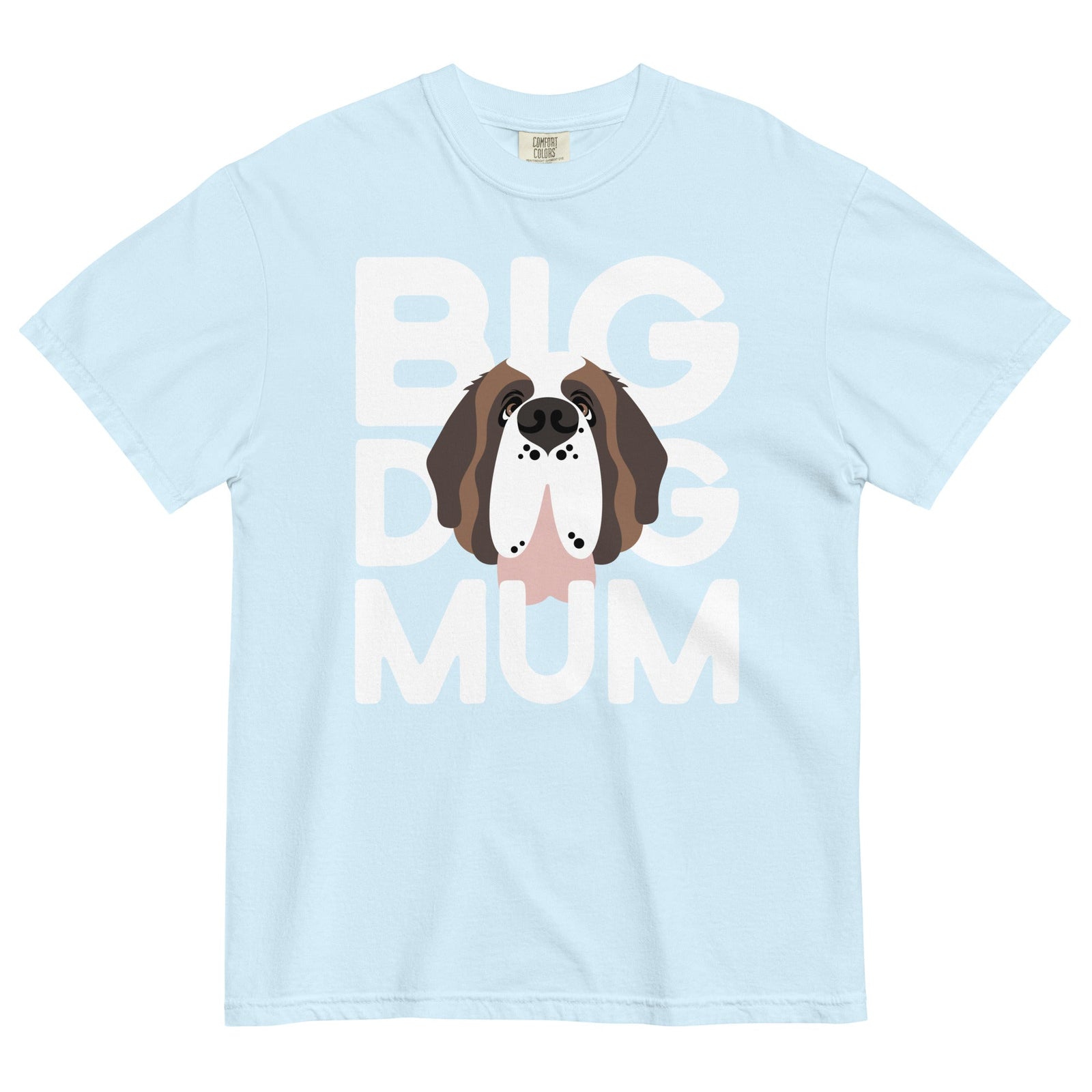 Big Dog Mum Comfort Colors Light Tones T-Shirt - Lucy + Norman