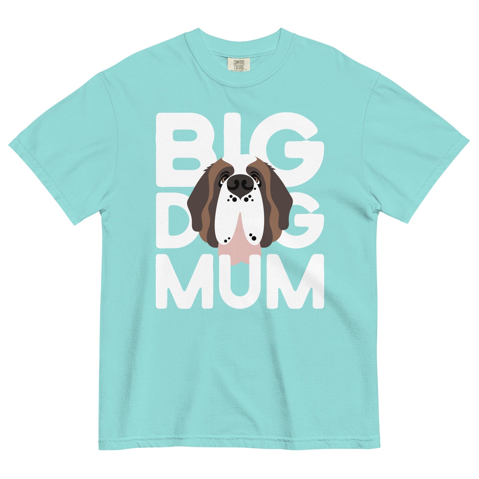 Big Dog Mum Comfort Colors Light Tones T-Shirt - Lucy + Norman