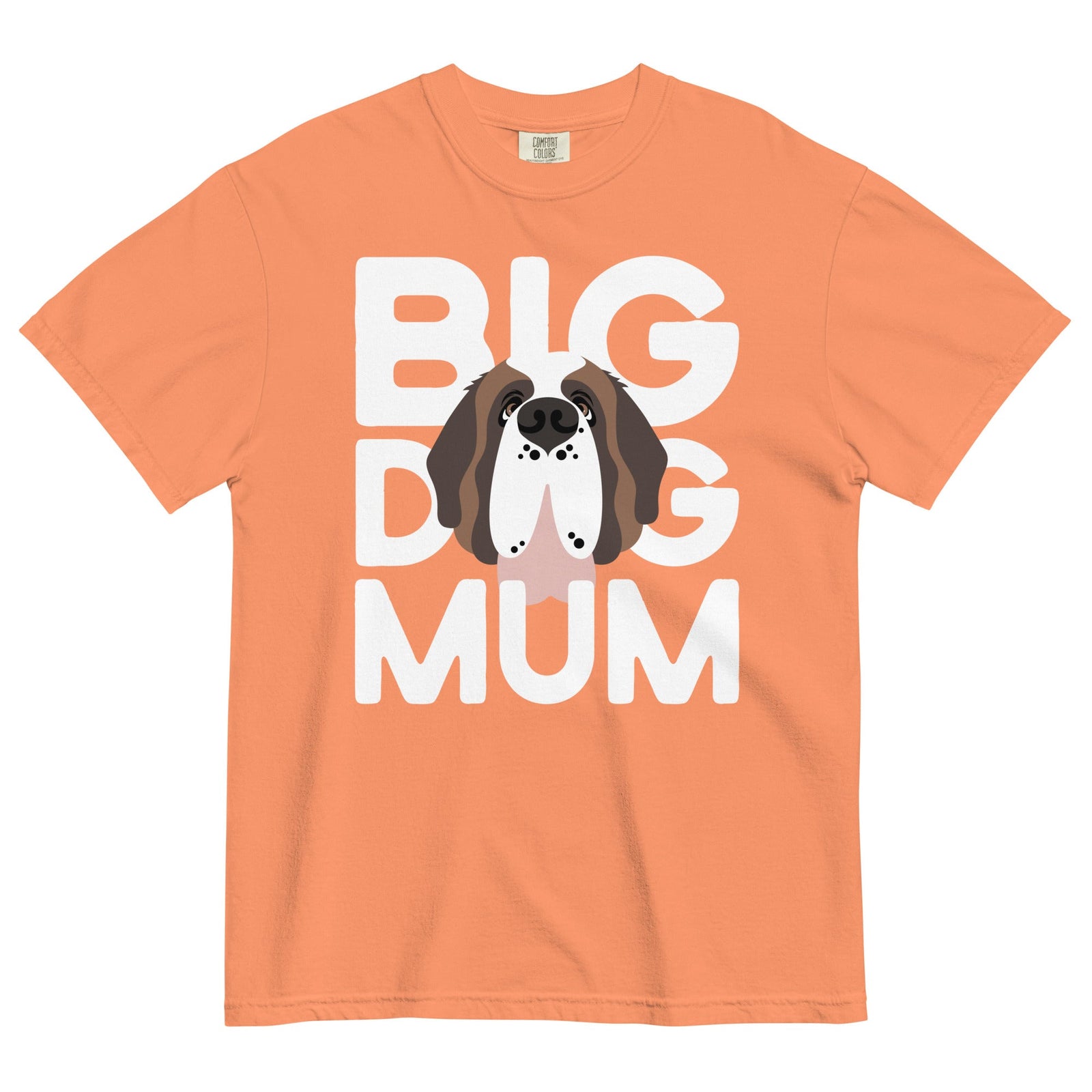Big Dog Mum Comfort Colors Light Tones T-Shirt - Lucy + Norman