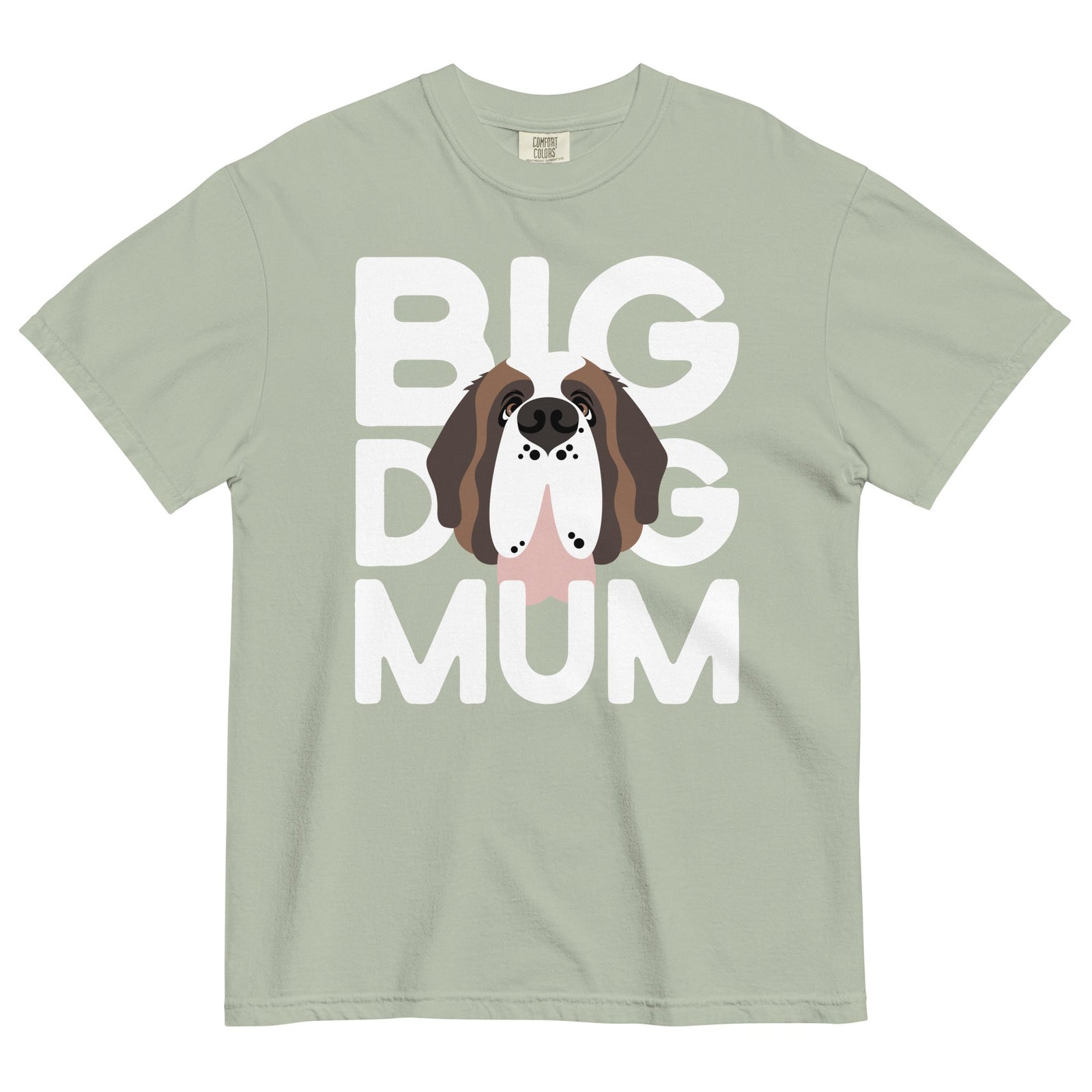 Big Dog Mum Comfort Colors Light Tones T-Shirt - Lucy + Norman