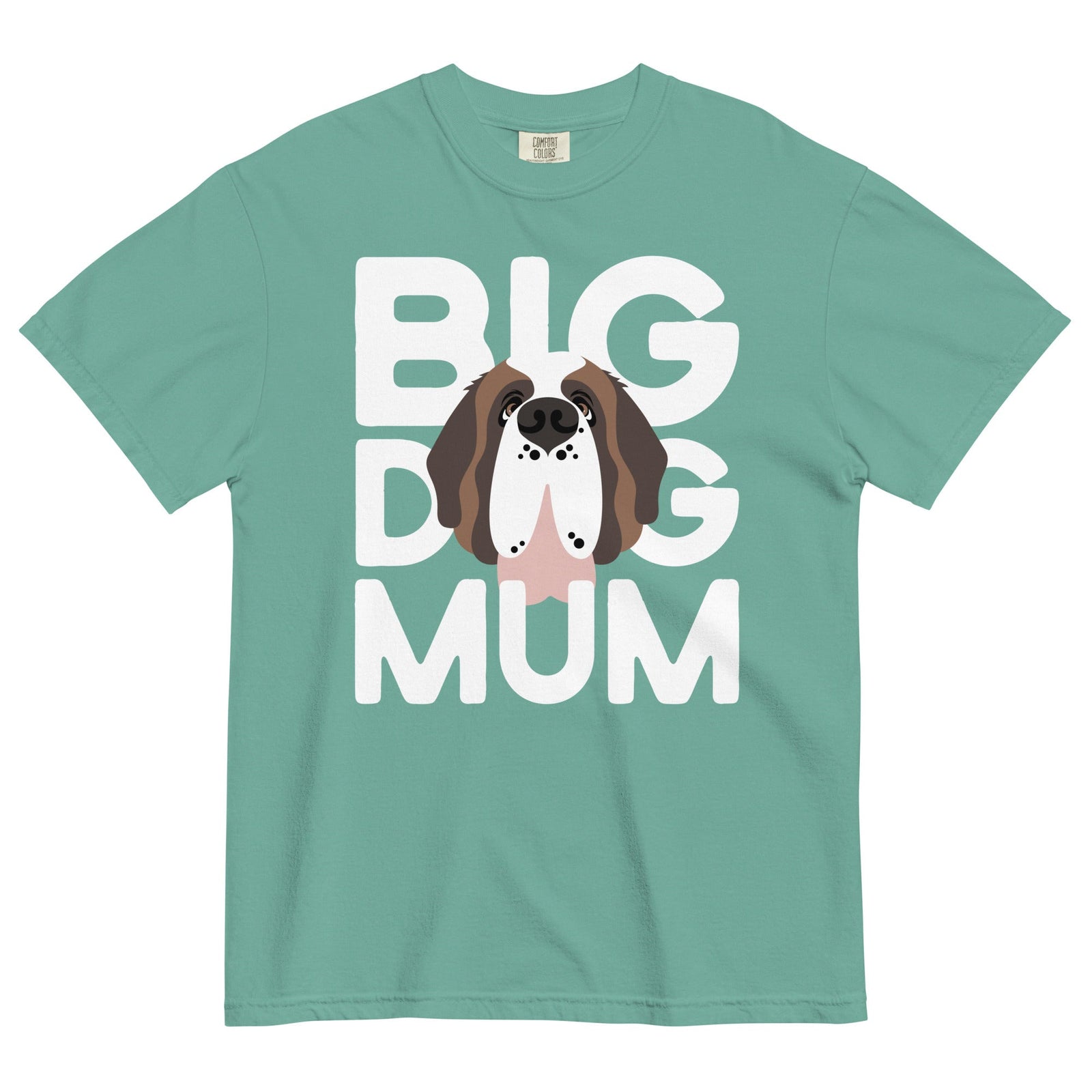 Big Dog Mum Comfort Colors Light Tones T-Shirt - Lucy + Norman