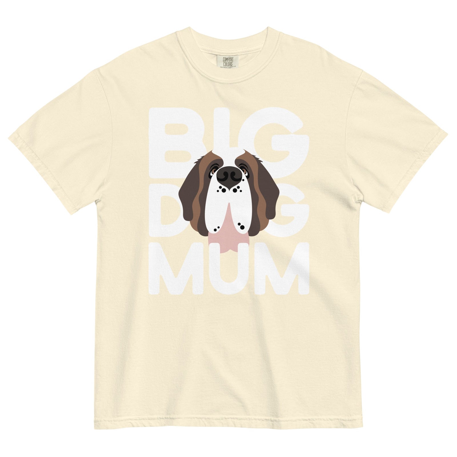 Big Dog Mum Comfort Colors Light Tones T-Shirt - Lucy + Norman
