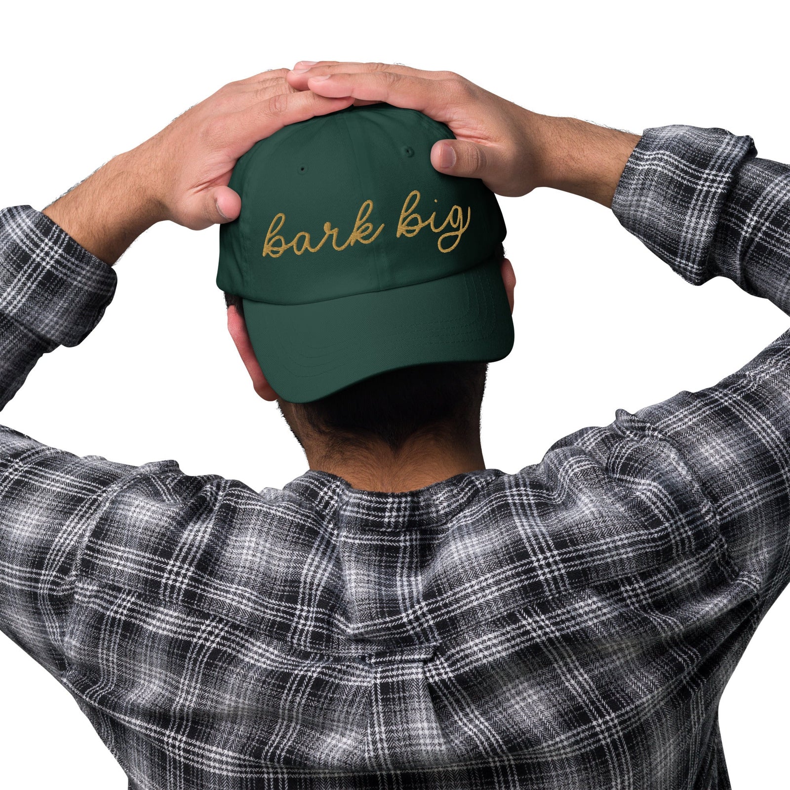 Choose Your Phrase Saint Bernard Dog Embroidered Dad Hat - Lucy + Norman