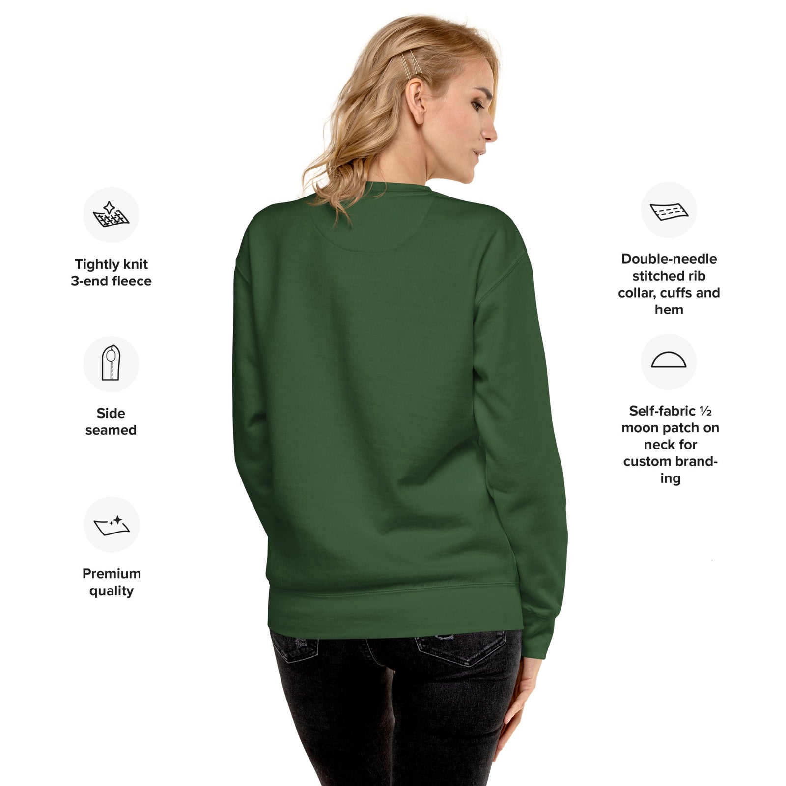 Embroidered Saint Bernard Sweatshirt - Lucy + Norman