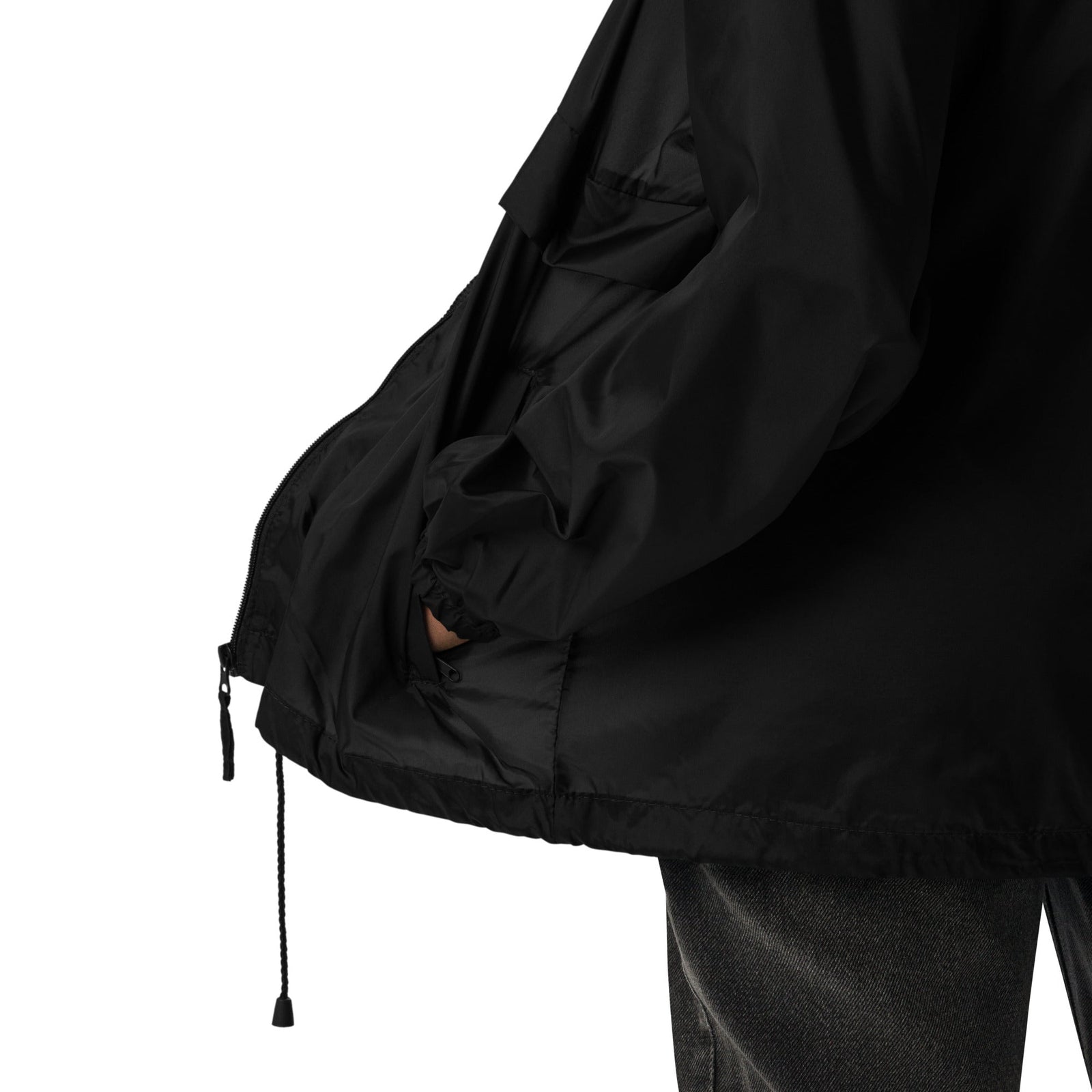 Embroidered Saint Bernard Windbreaker - Lucy + Norman