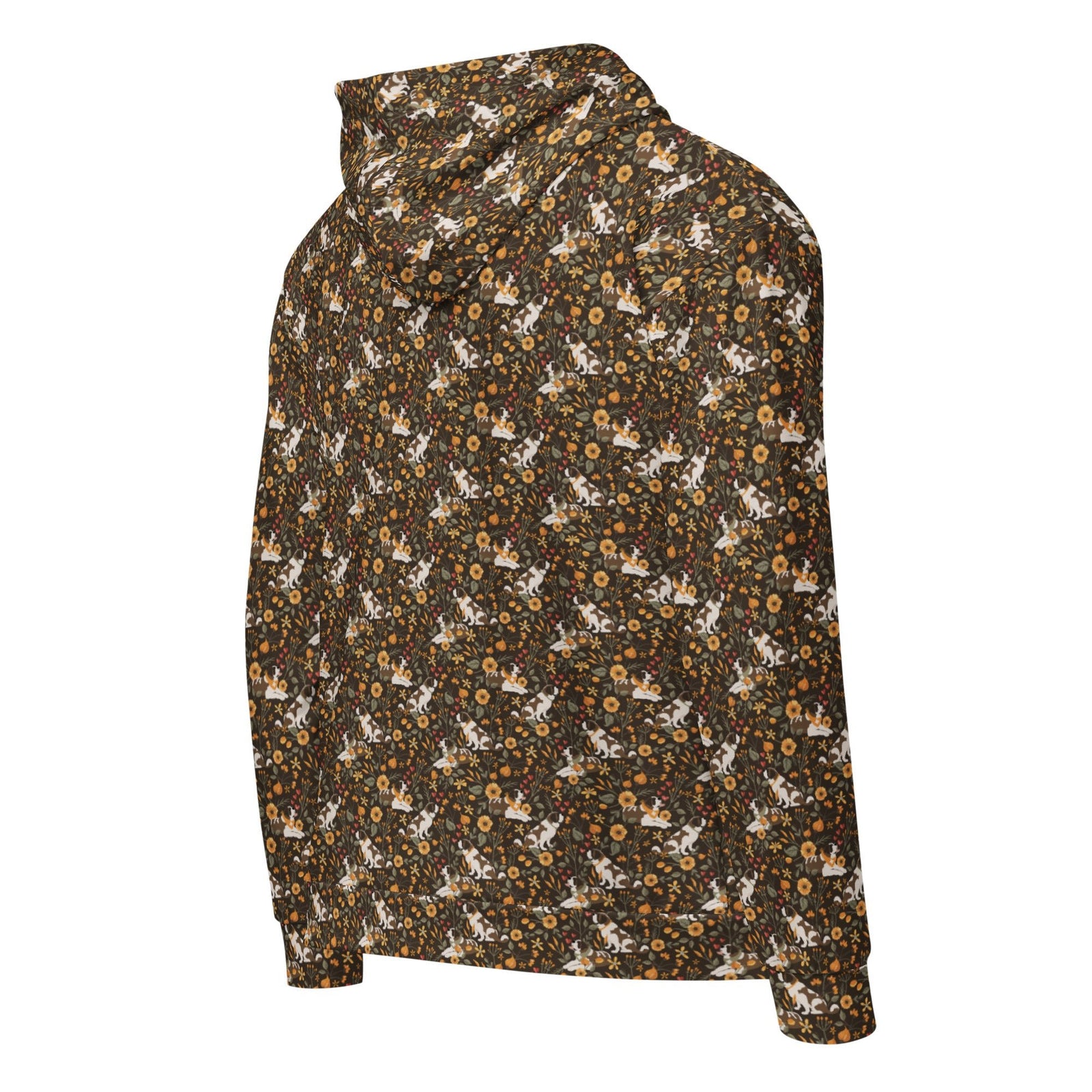 Fall Meadow St Bernard Zip Hoodie - Lucy + Norman