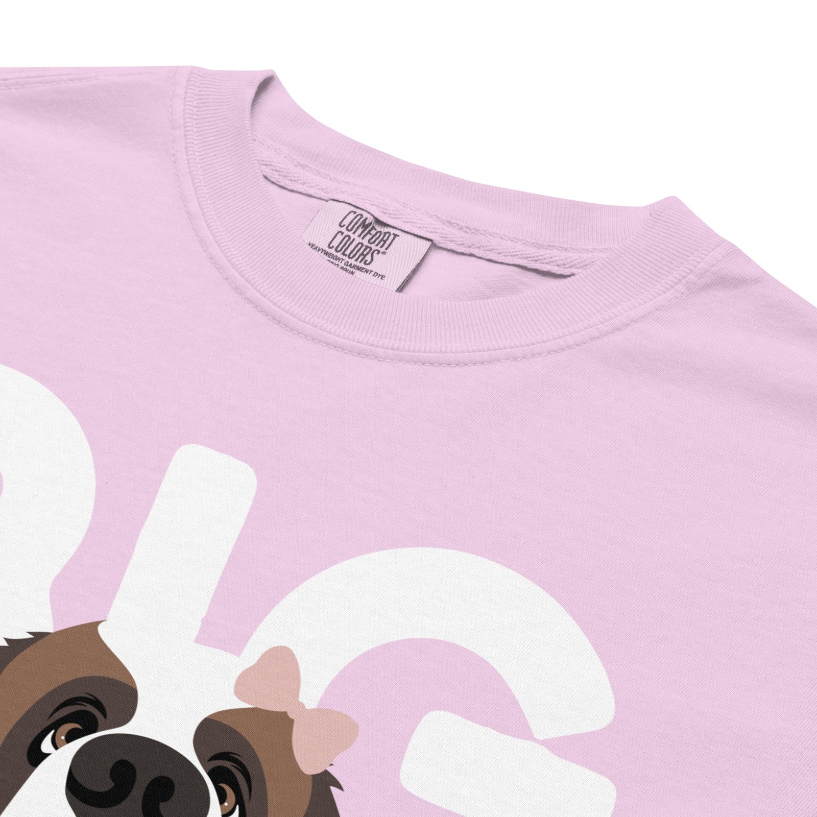 Female Big Dog Mama Comfort Colors Light Tones T-Shirt - Lucy + Norman