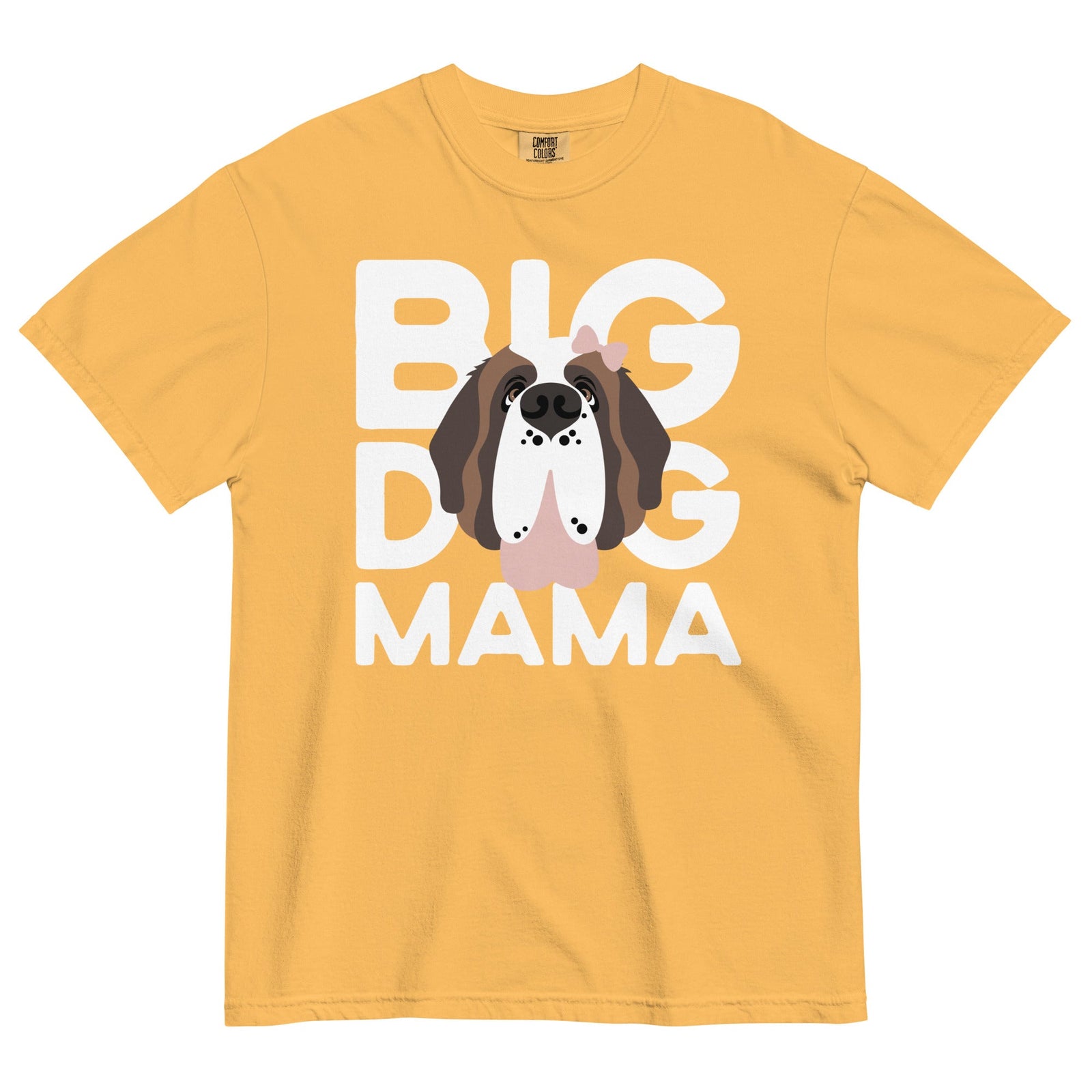 Female Big Dog Mama Comfort Colors Light Tones T-Shirt - Lucy + Norman