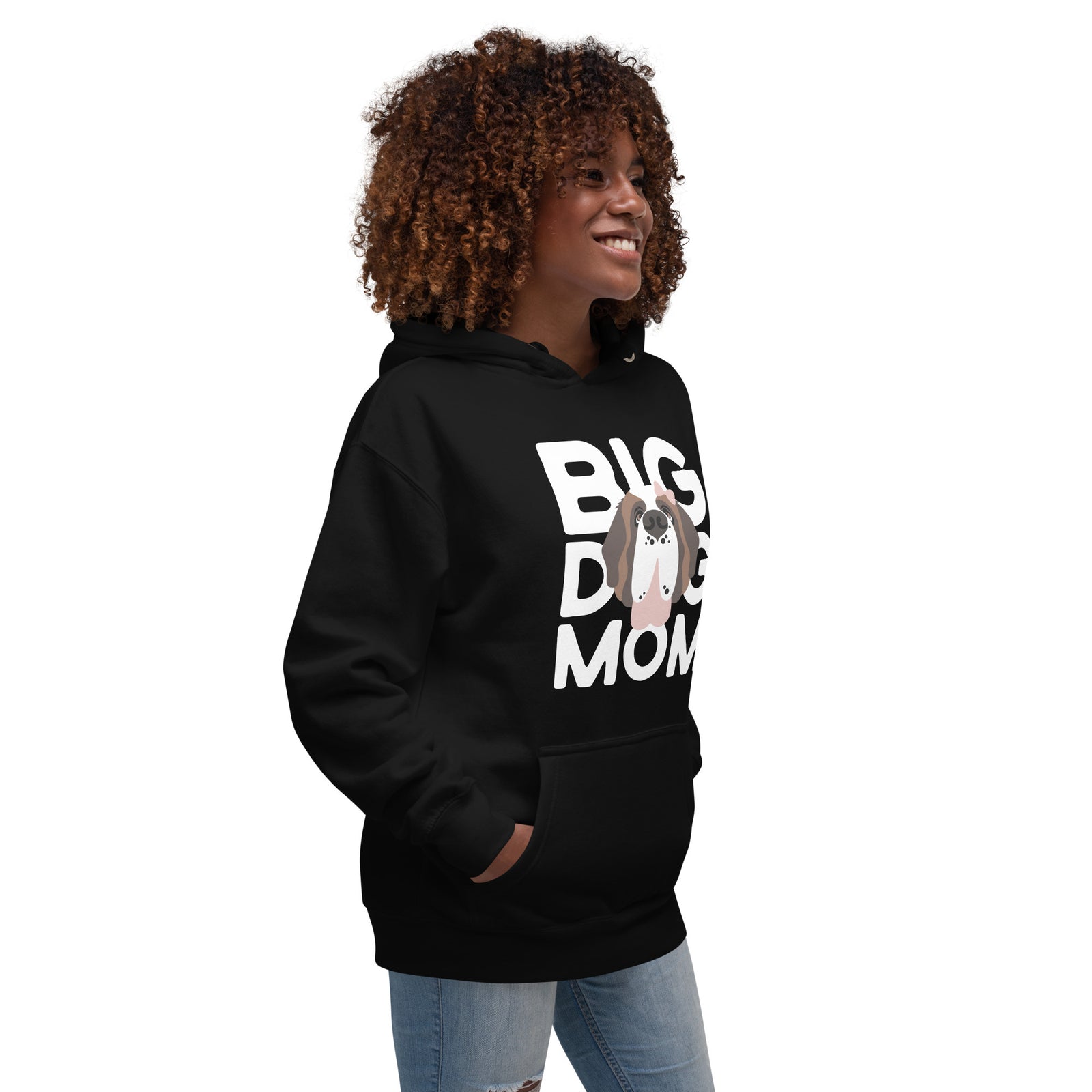 Female Big Dog Mom Saint Bernard Hoodie