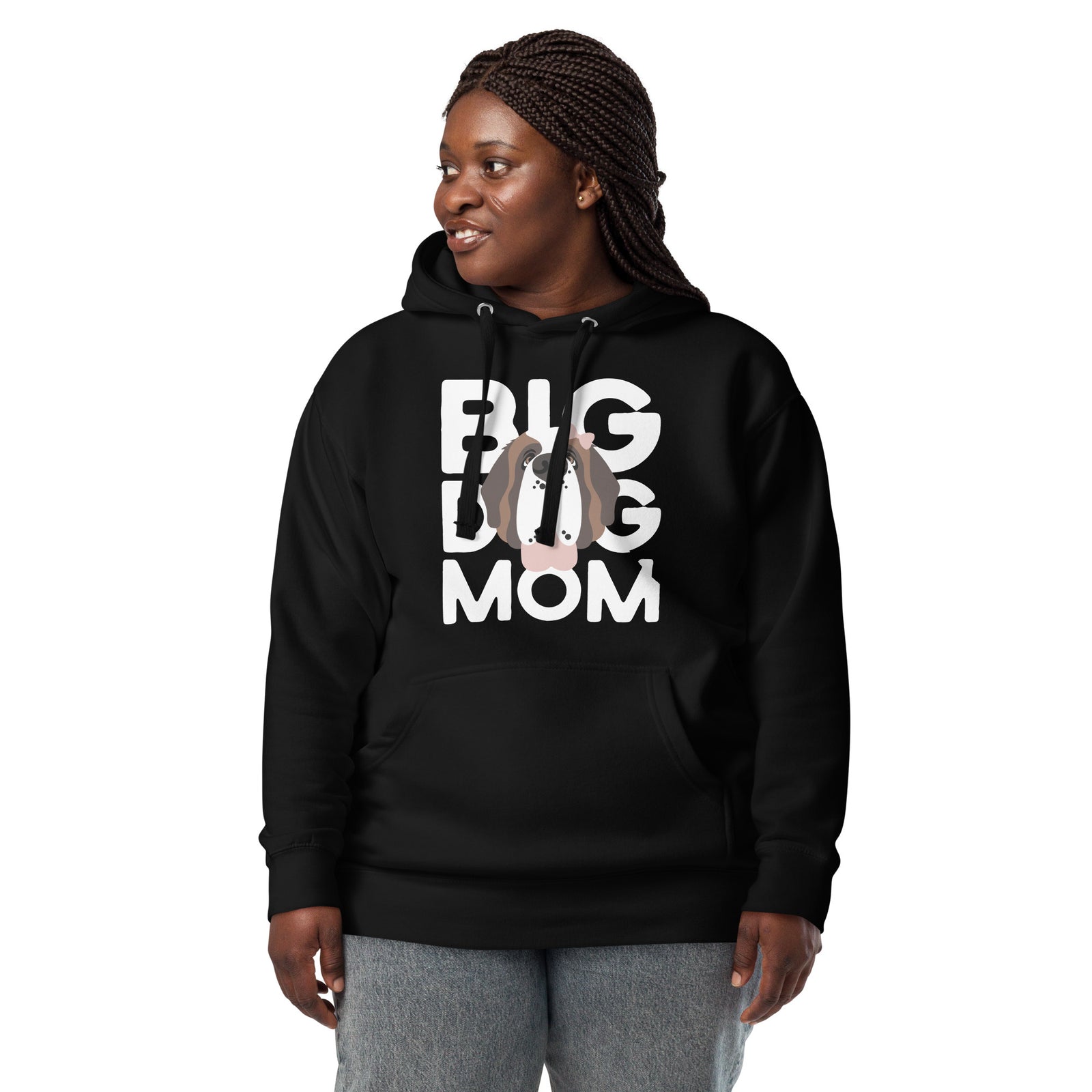 Female Big Dog Mom Saint Bernard Hoodie