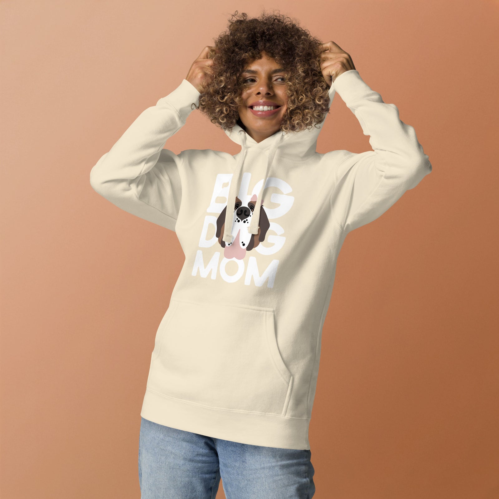 Female Big Dog Mom Saint Bernard Hoodie