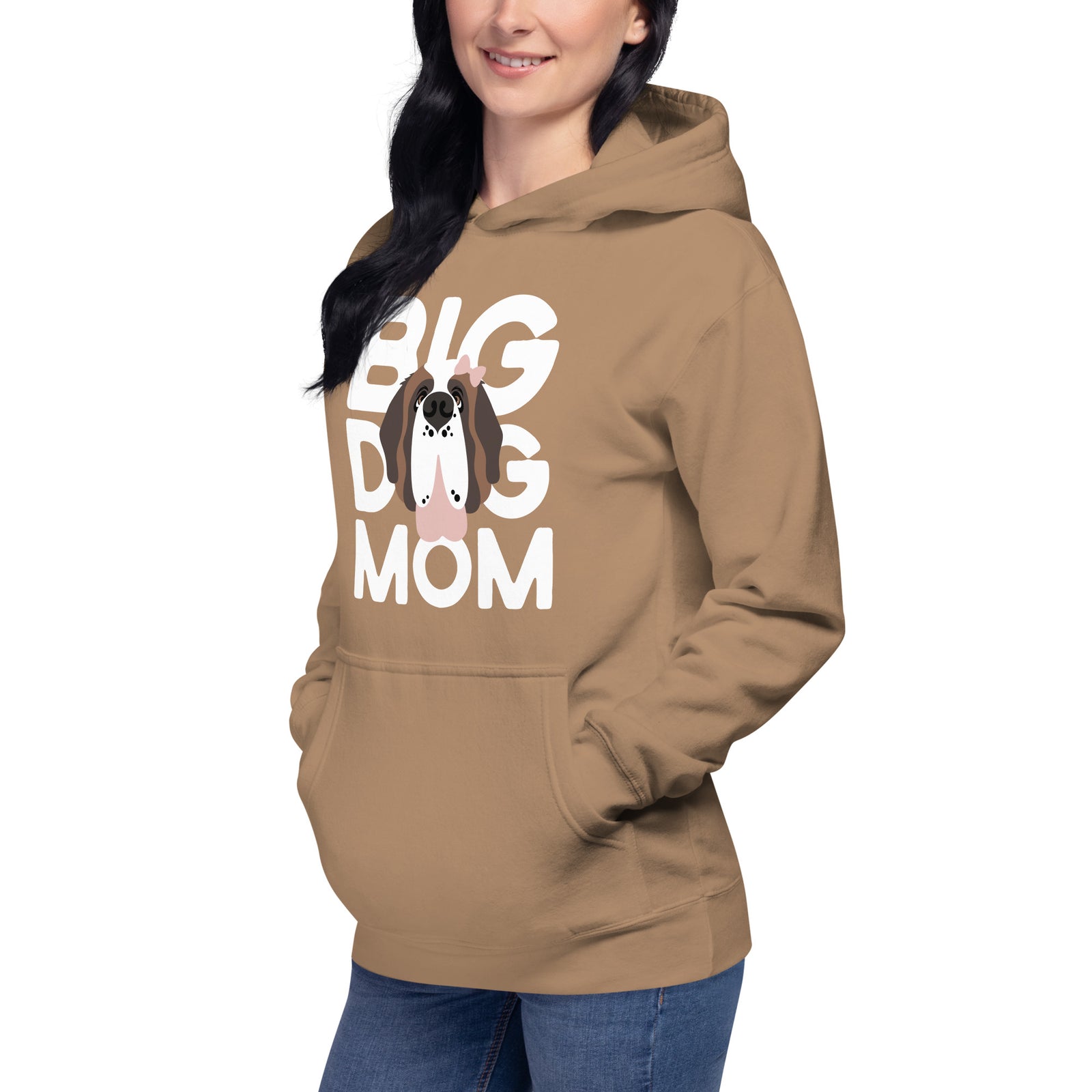 Female Big Dog Mom Saint Bernard Hoodie