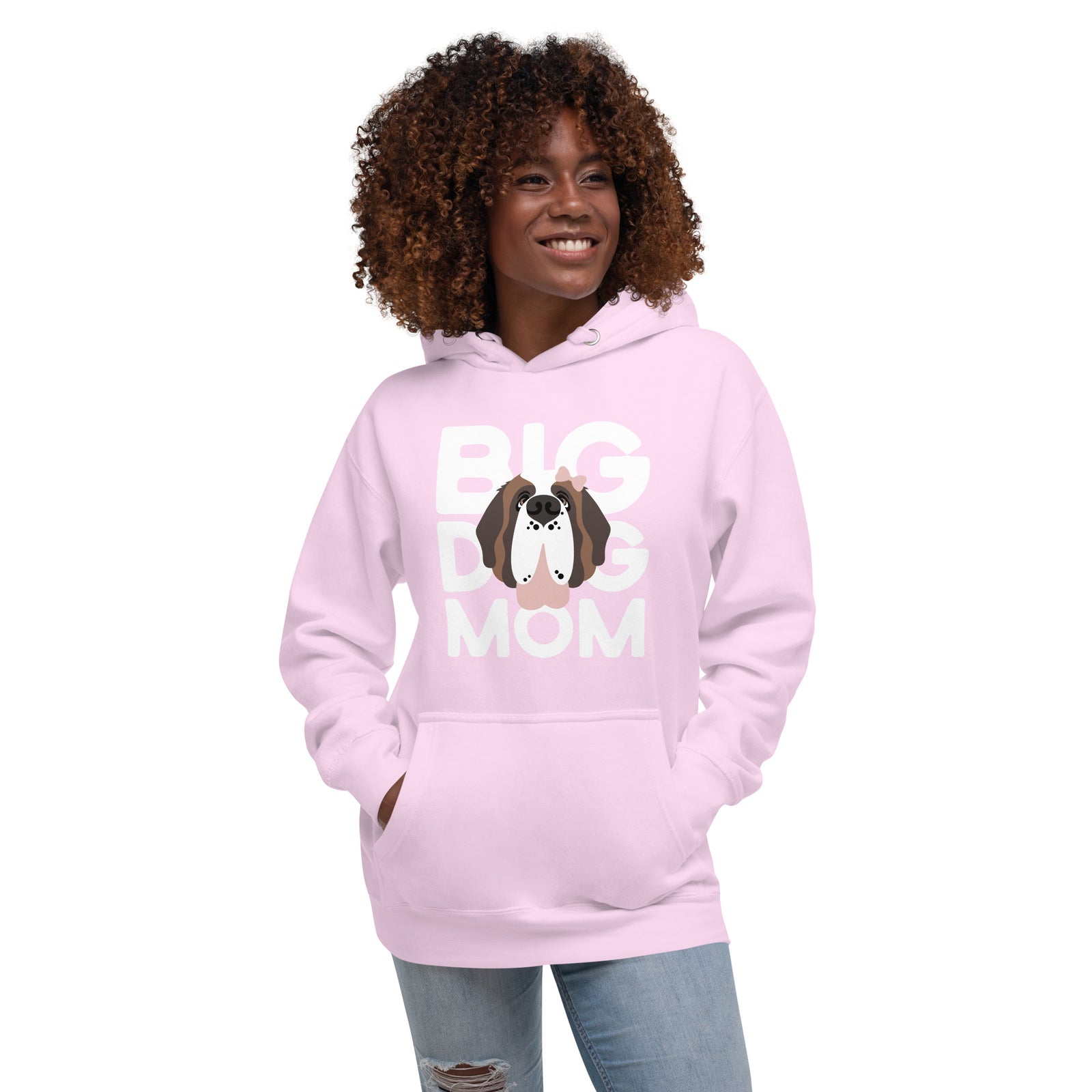 Female Big Dog Mom Saint Bernard Hoodie