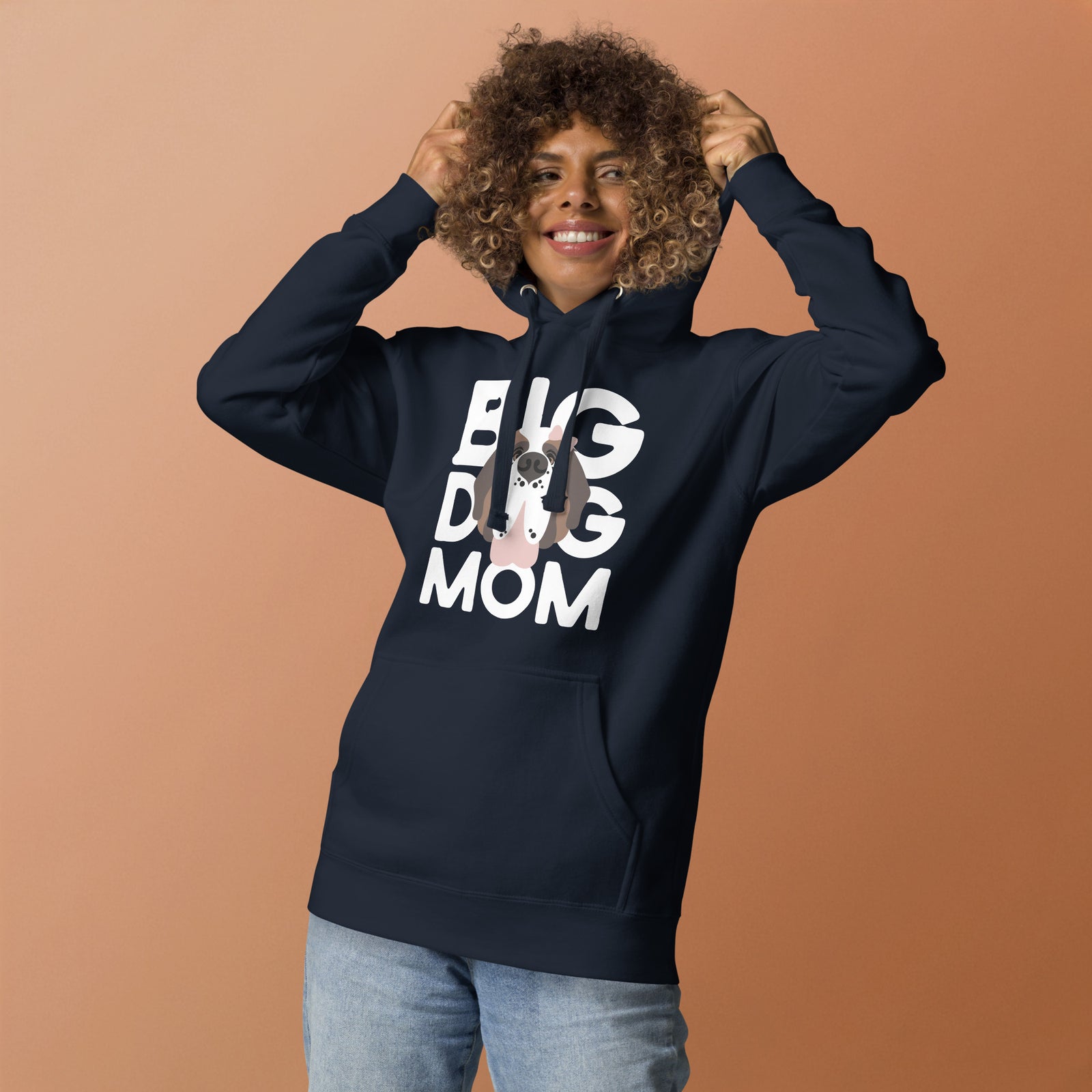 Female Big Dog Mom Saint Bernard Hoodie